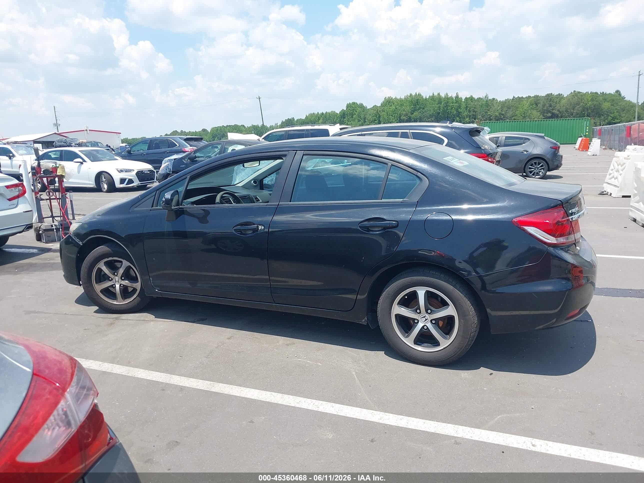 2015 Honda Civic Se Black vin: 19XFB2F73FE088000
