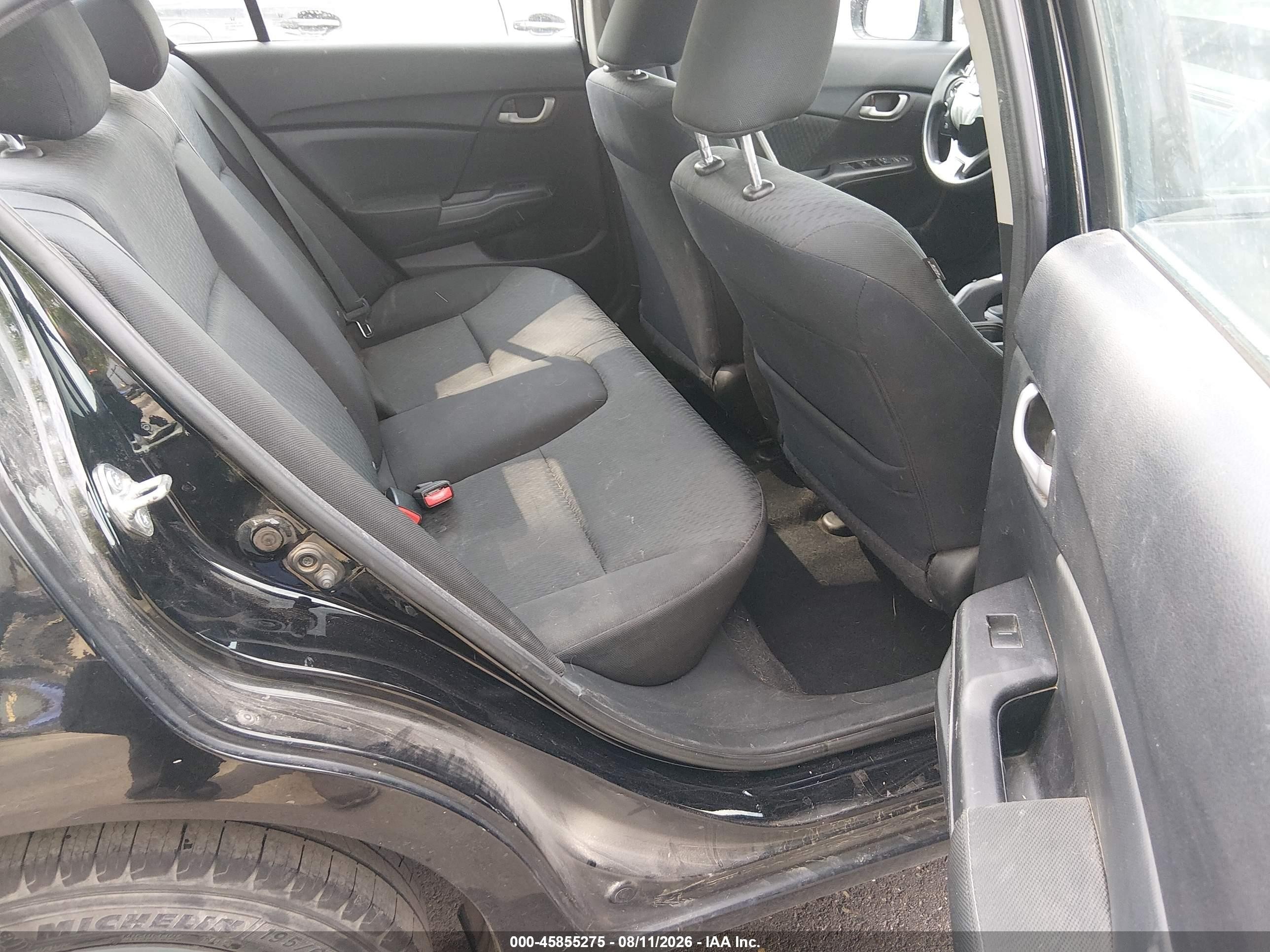 2015 Honda Civic Se Black vin: 19XFB2F73FE097697