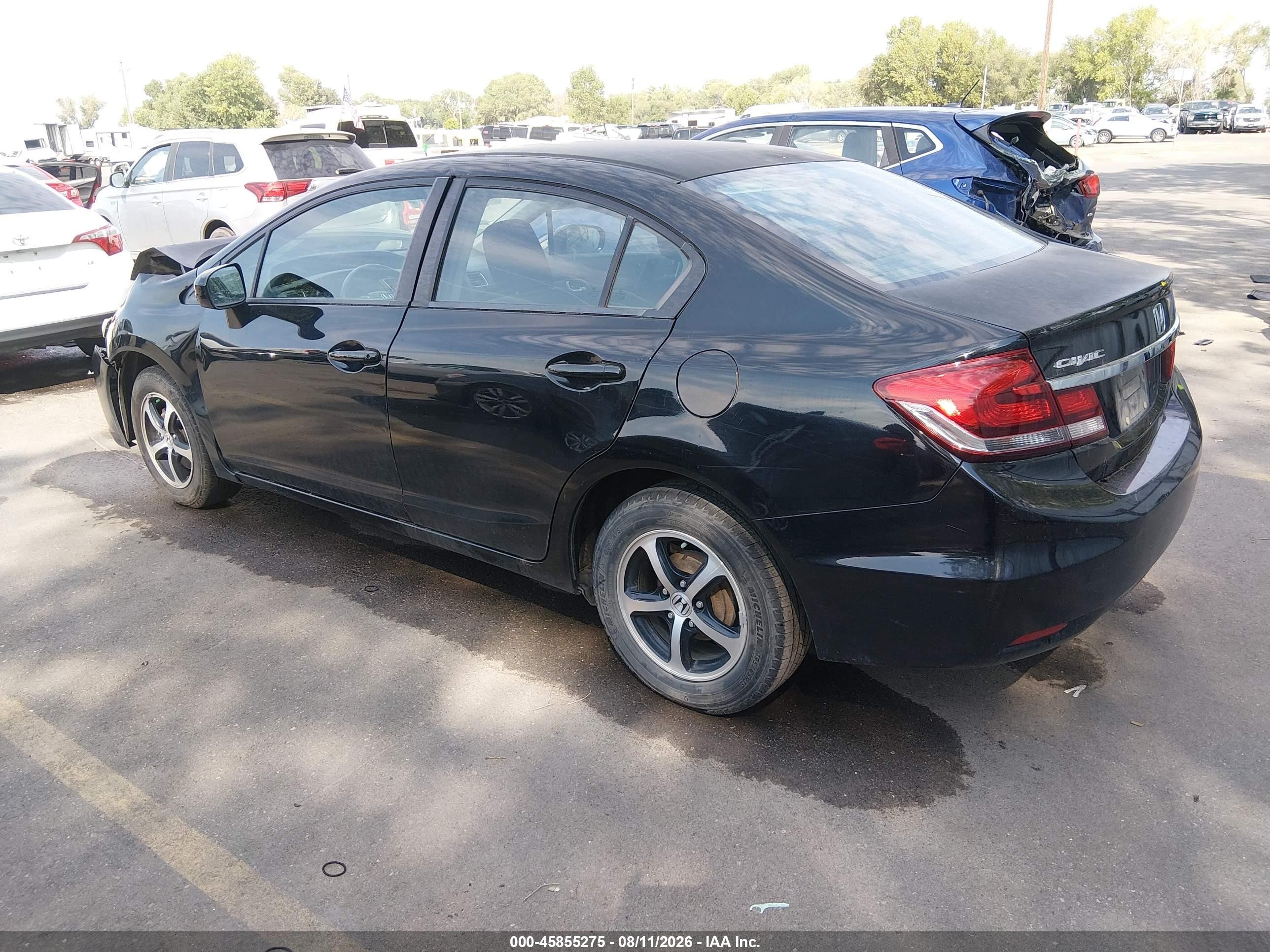 2015 Honda Civic Se Black vin: 19XFB2F73FE097697