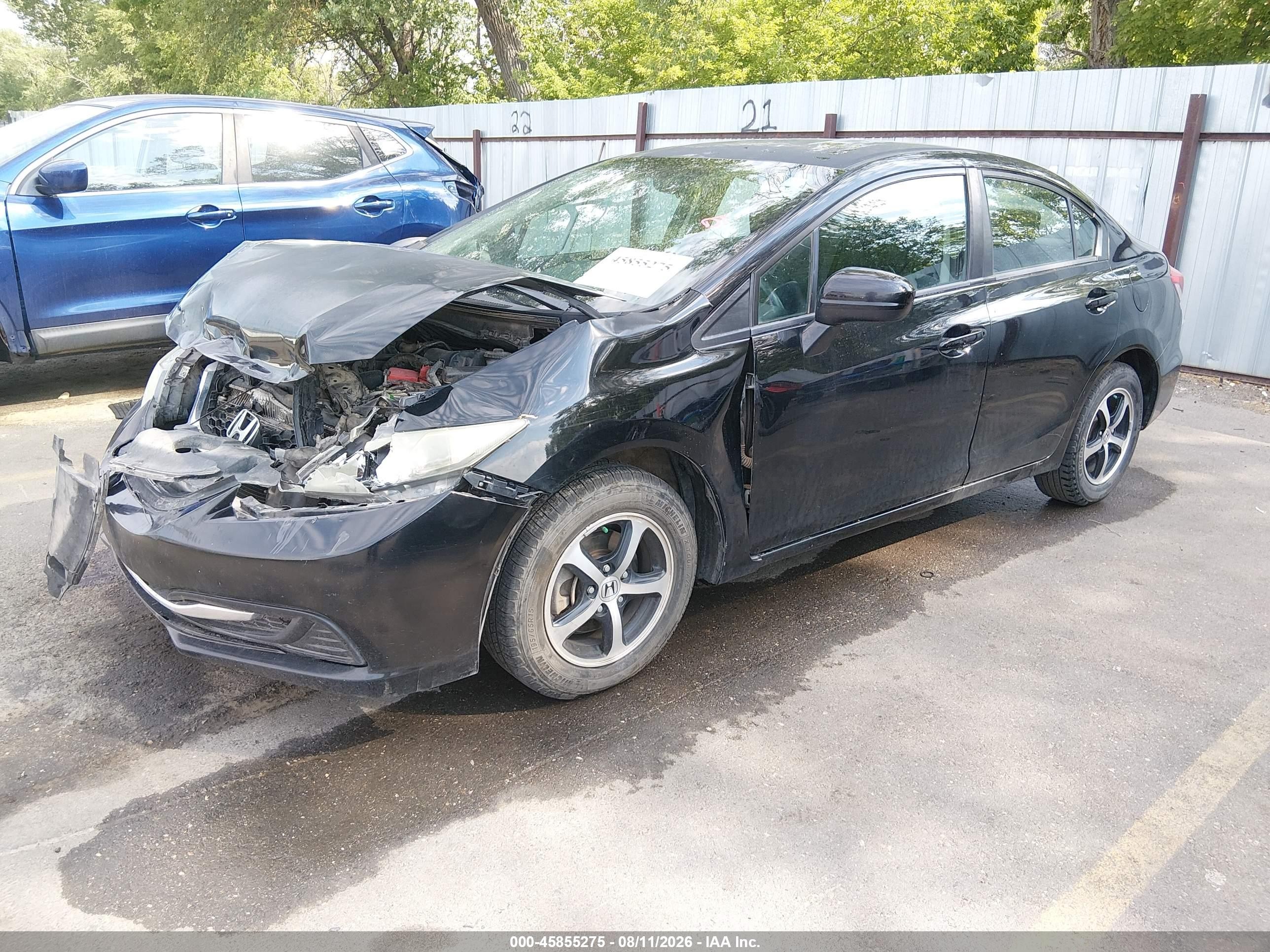 2015 Honda Civic Se Black vin: 19XFB2F73FE097697