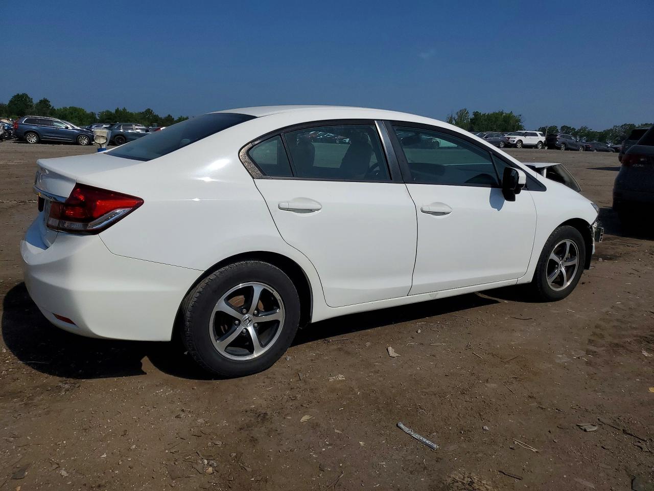2015 Honda Civic Se White vin: 19XFB2F73FE239207