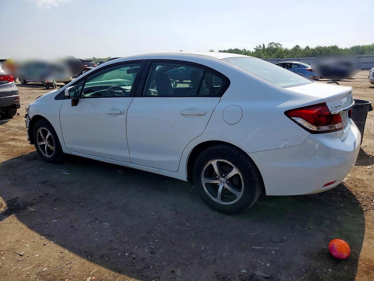 2015 Honda Civic Se White vin: 19XFB2F73FE239207