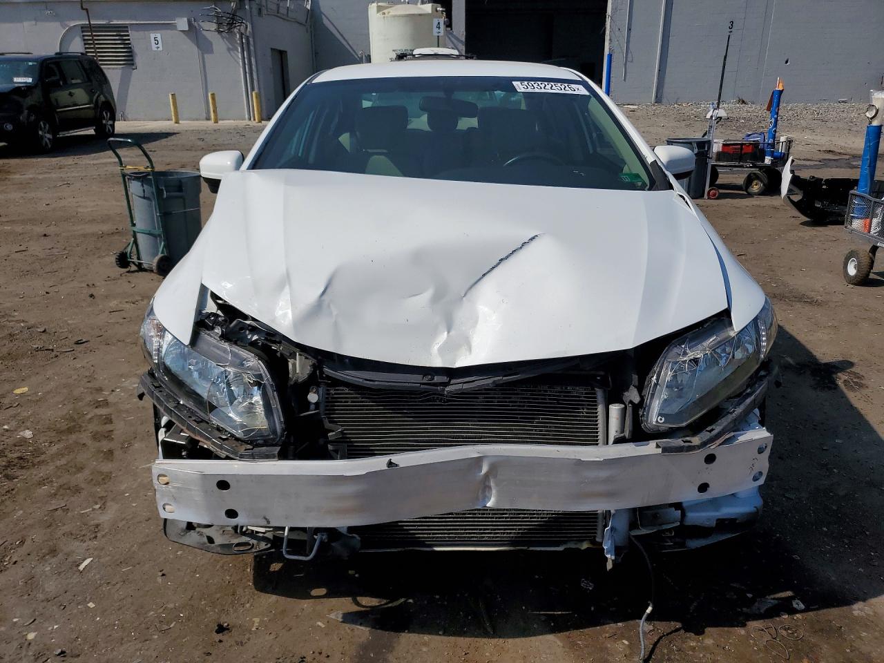 2015 Honda Civic Se White vin: 19XFB2F73FE239207