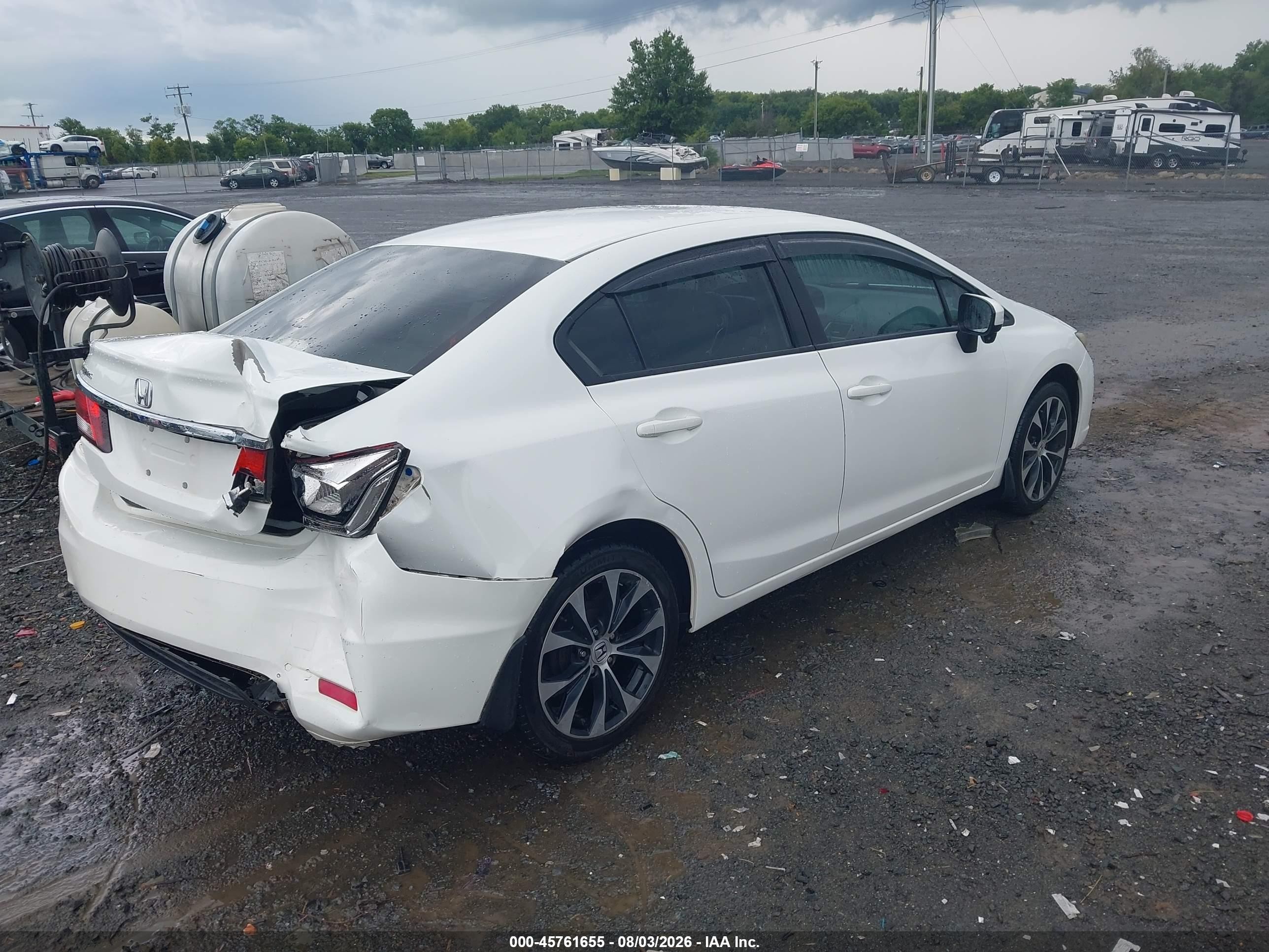 2015 Honda Civic Se White vin: 19XFB2F73FE272210