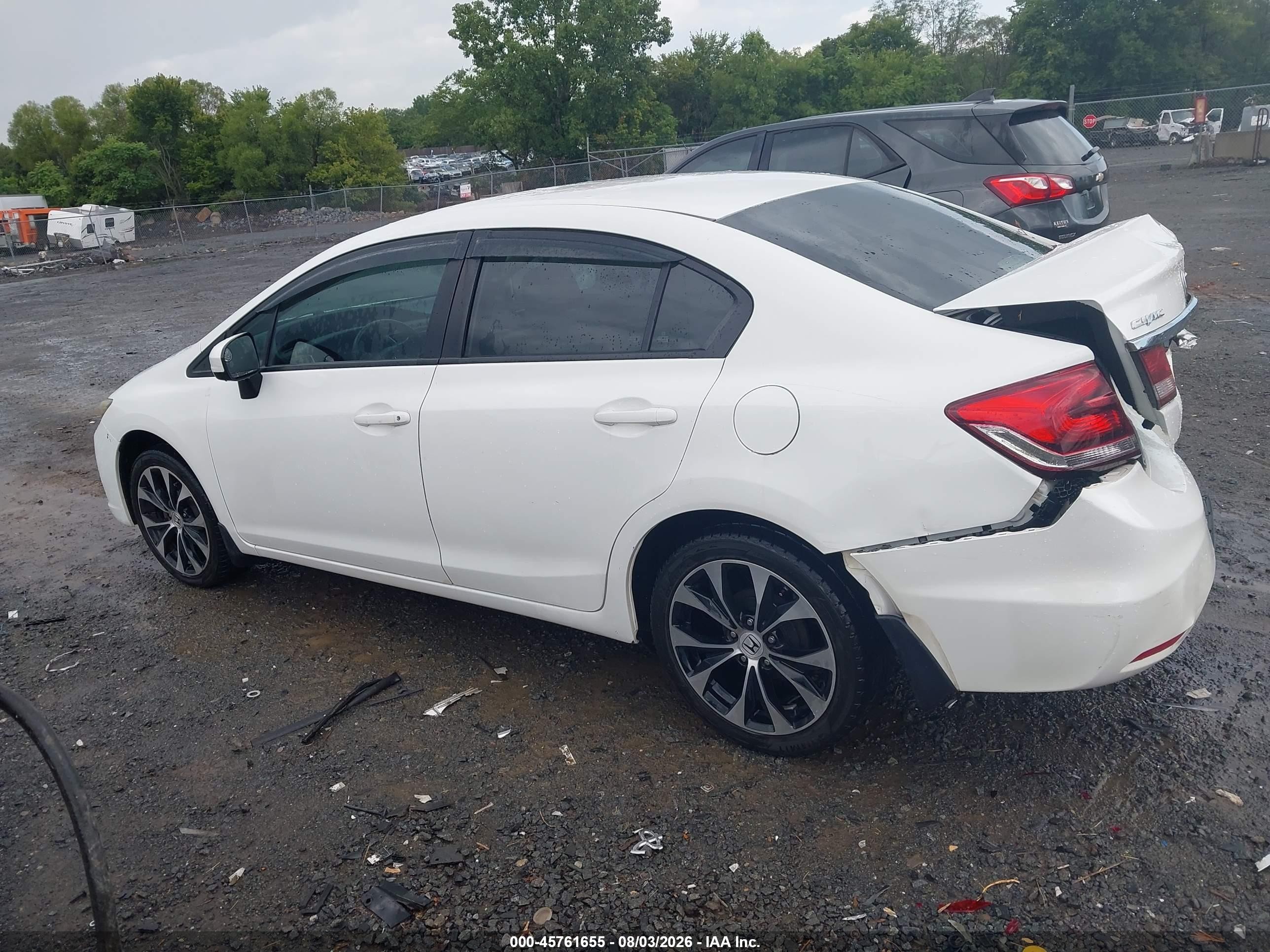 2015 Honda Civic Se White vin: 19XFB2F73FE272210
