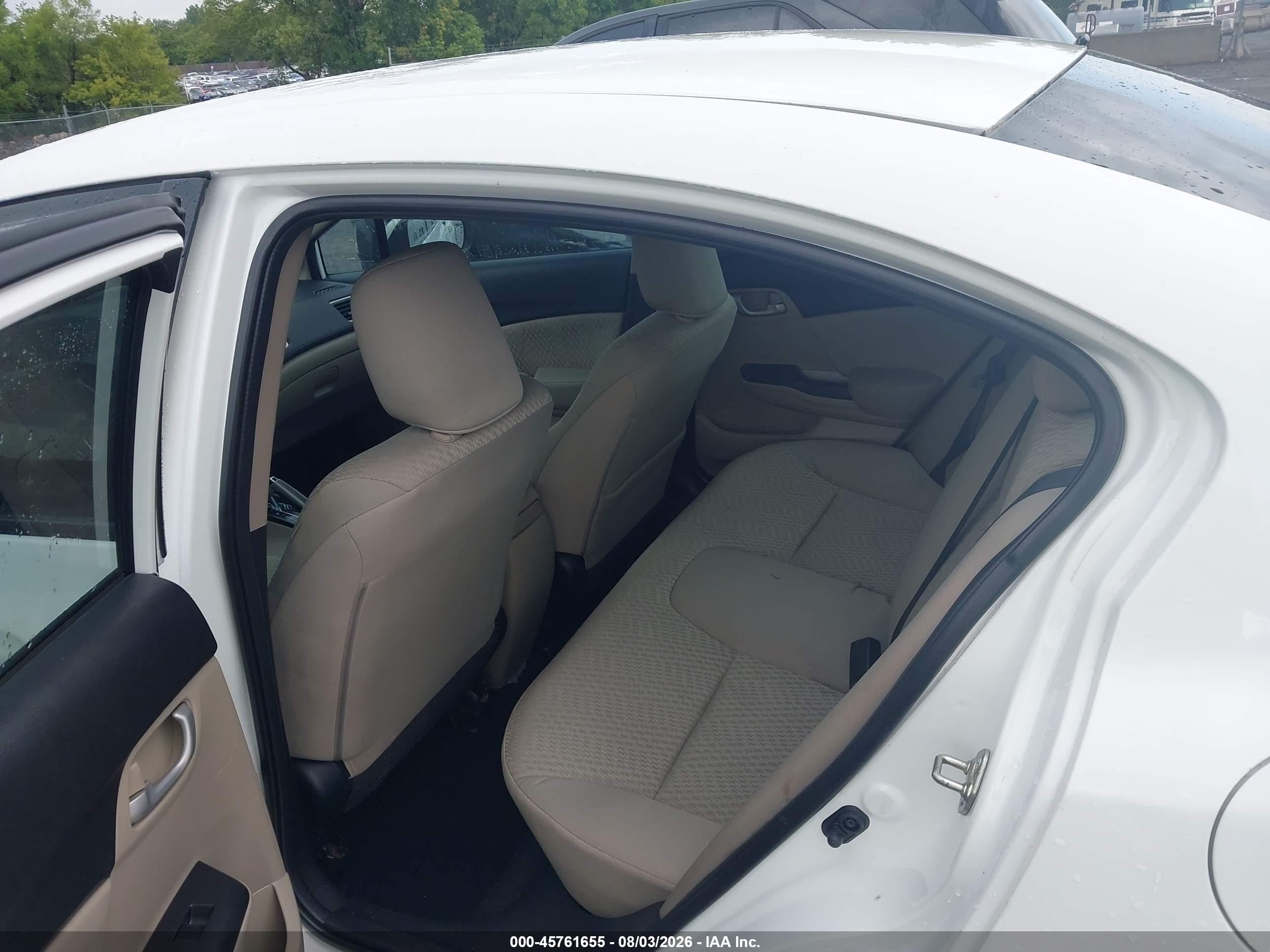 2015 Honda Civic Se White vin: 19XFB2F73FE272210