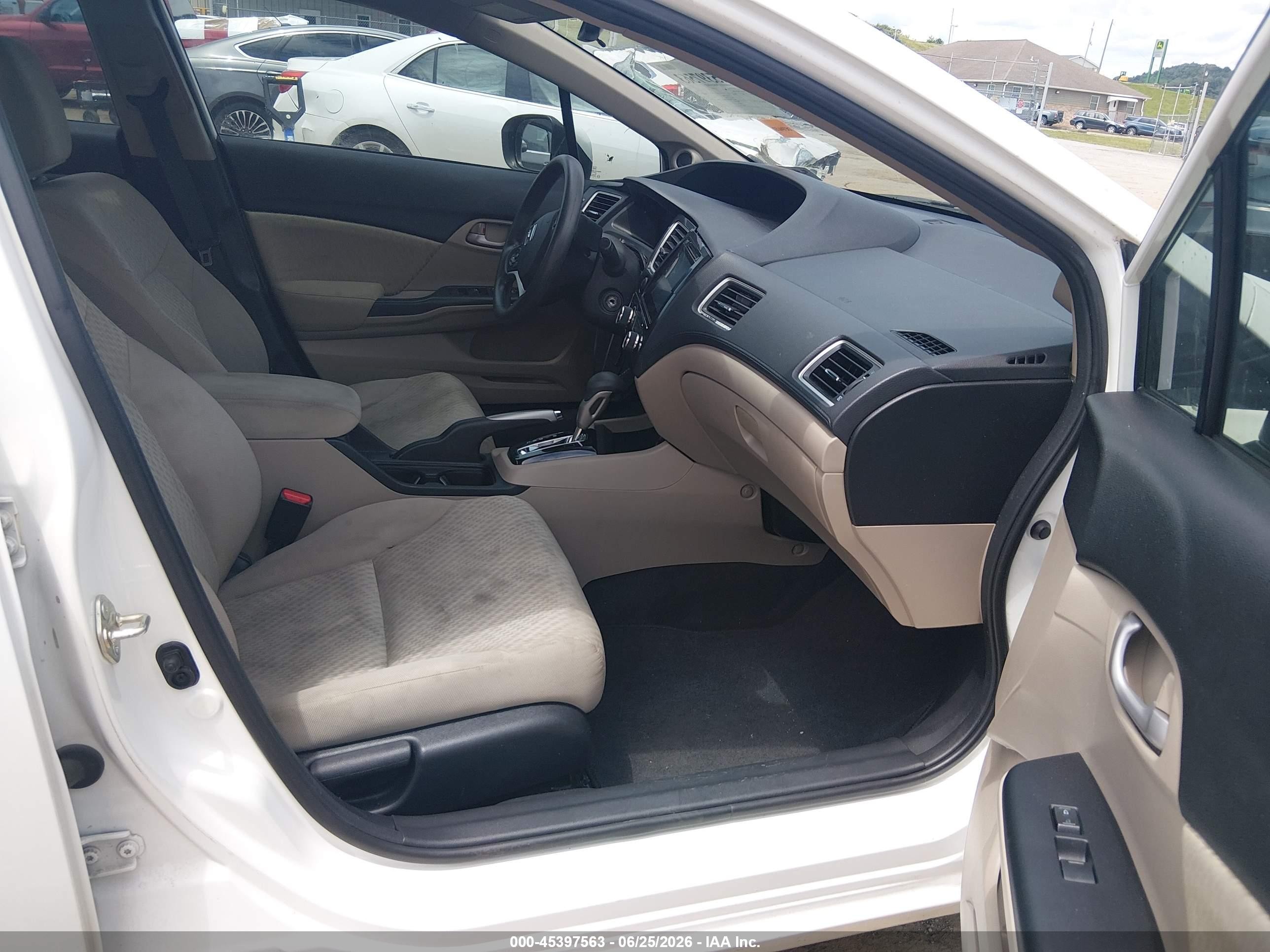 2015 Honda Civic Se White vin: 19XFB2F74FE067995