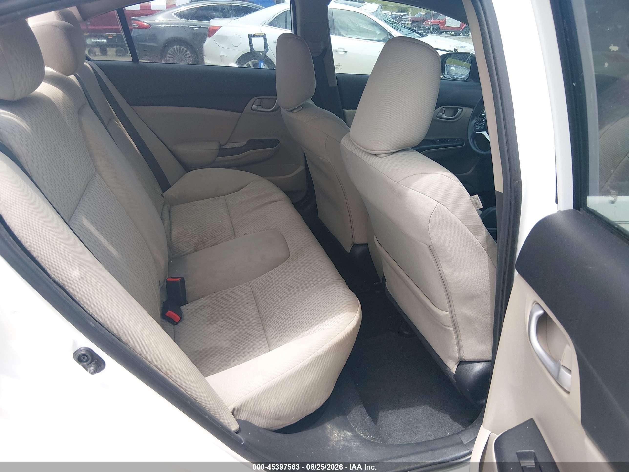 2015 Honda Civic Se White vin: 19XFB2F74FE067995