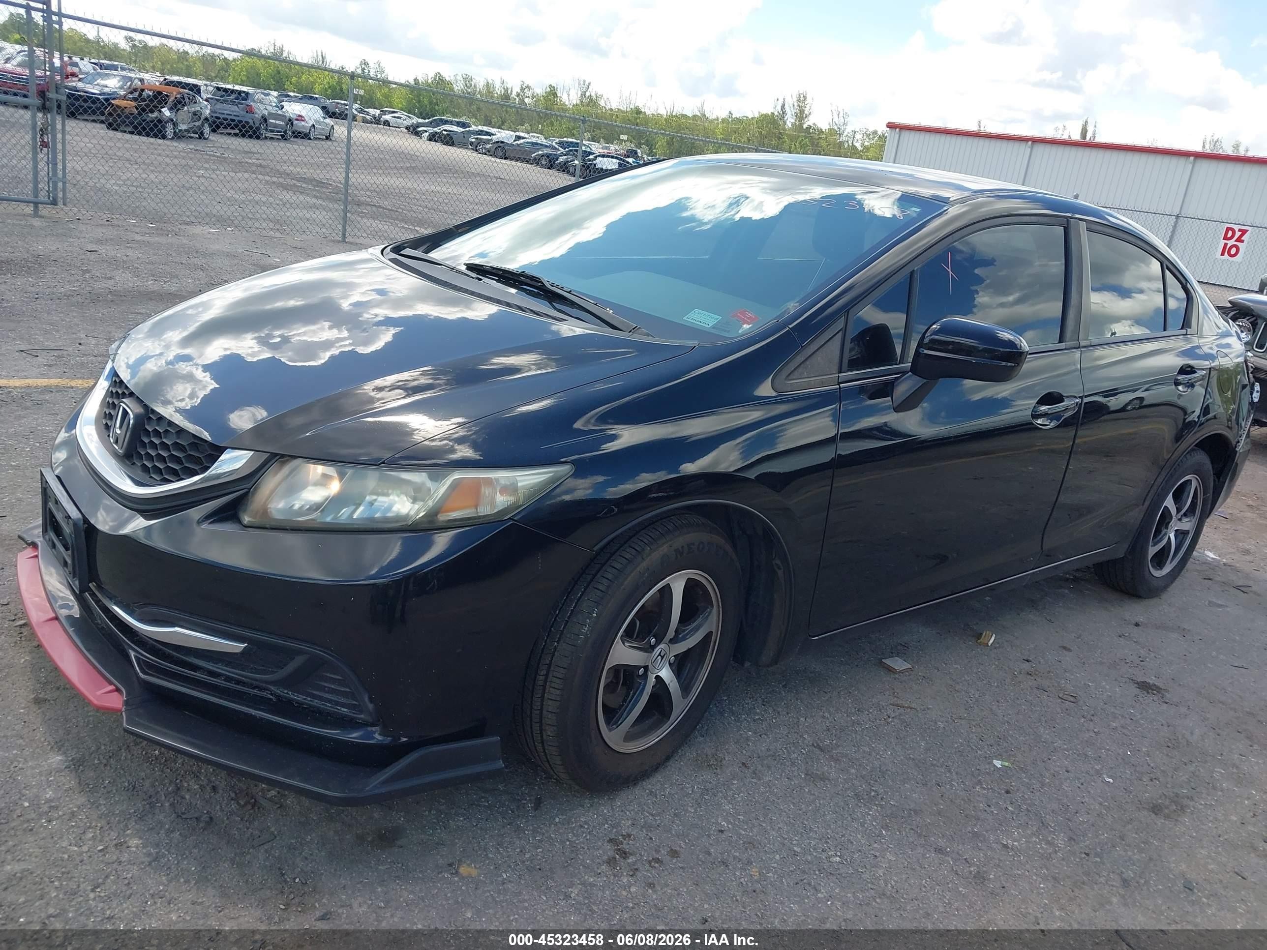 2015 Honda Civic Se Black vin: 19XFB2F74FE077099