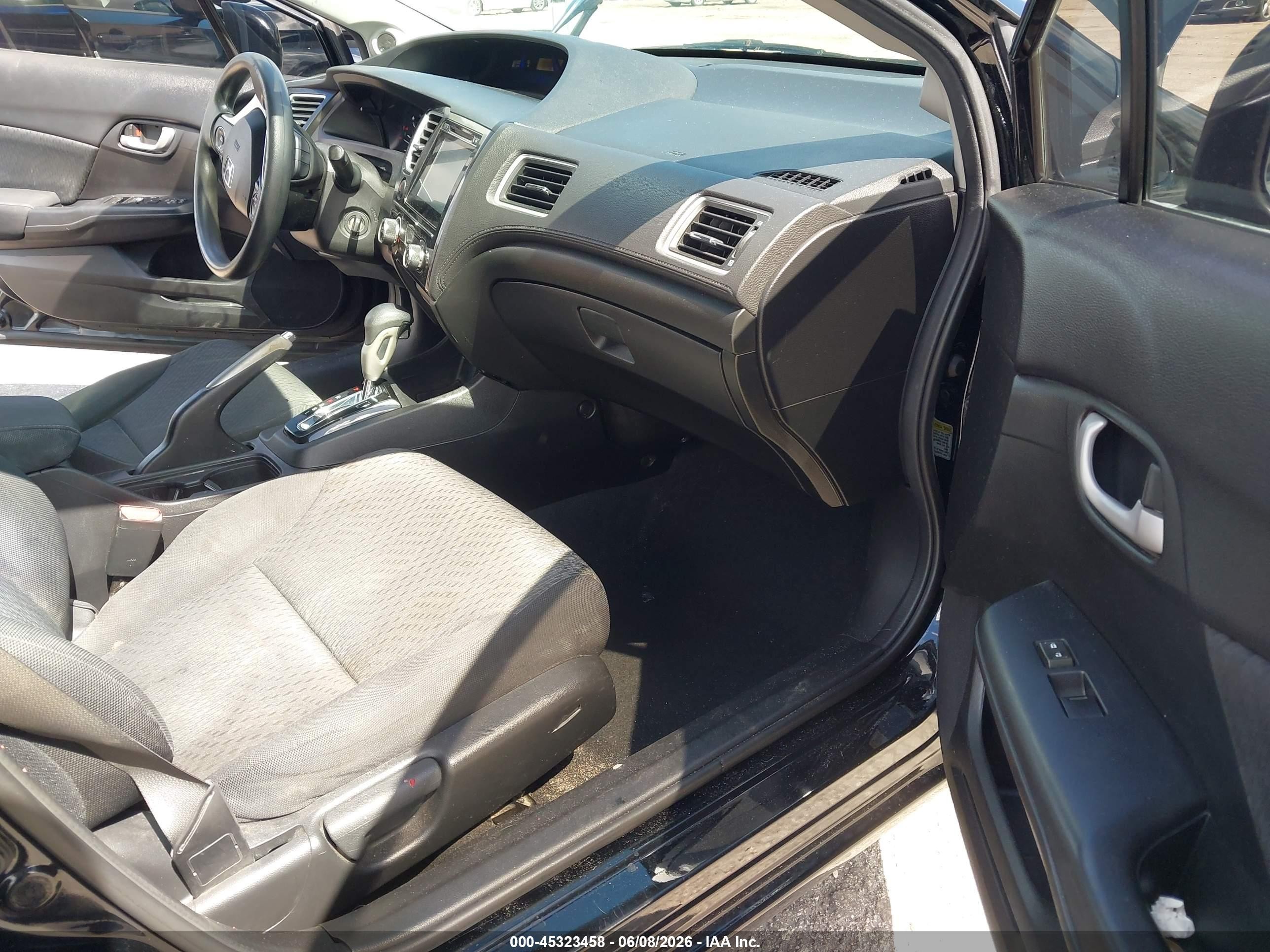 2015 Honda Civic Se Black vin: 19XFB2F74FE077099