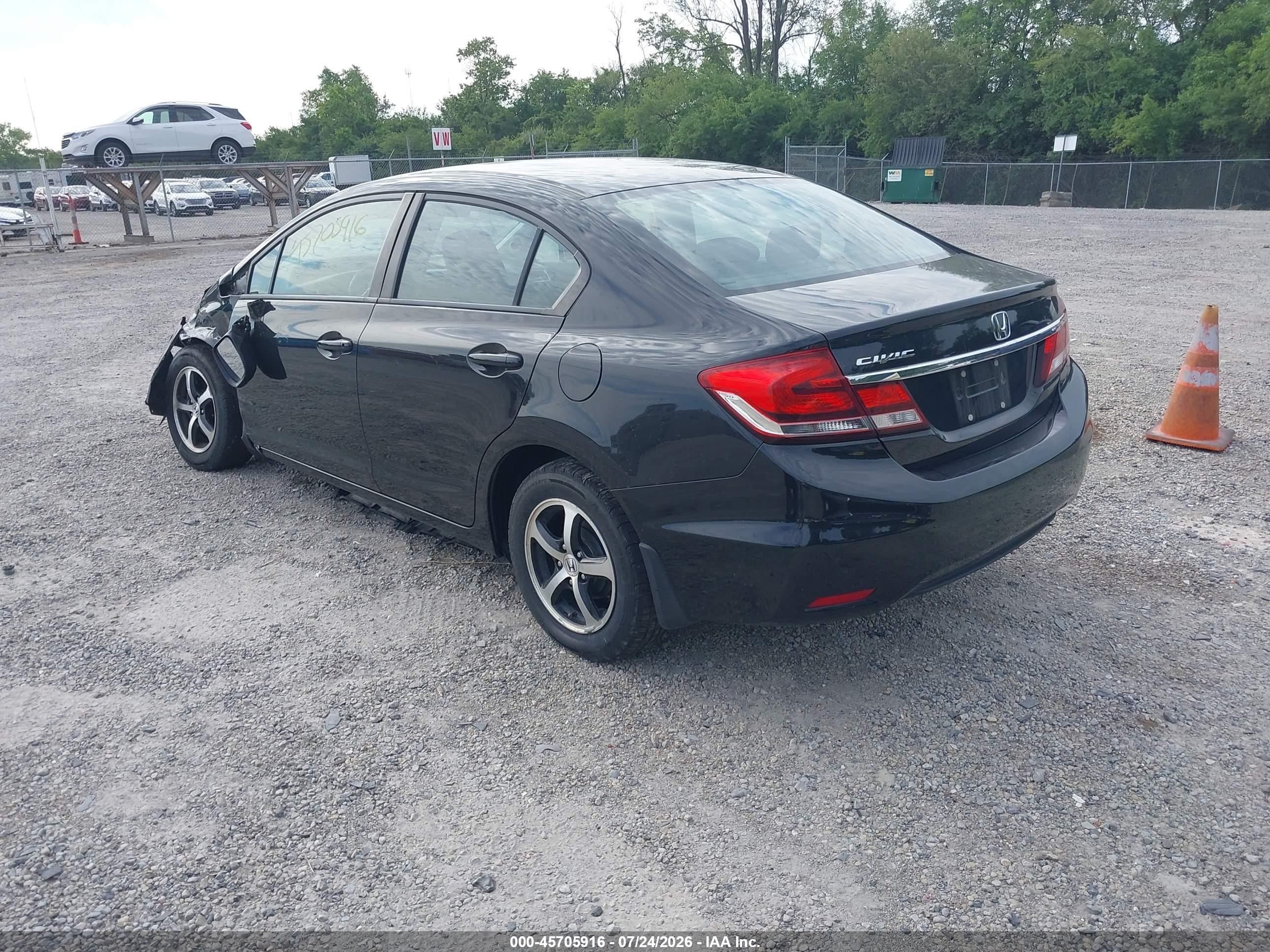 2015 Honda Civic Se Black vin: 19XFB2F74FE078169