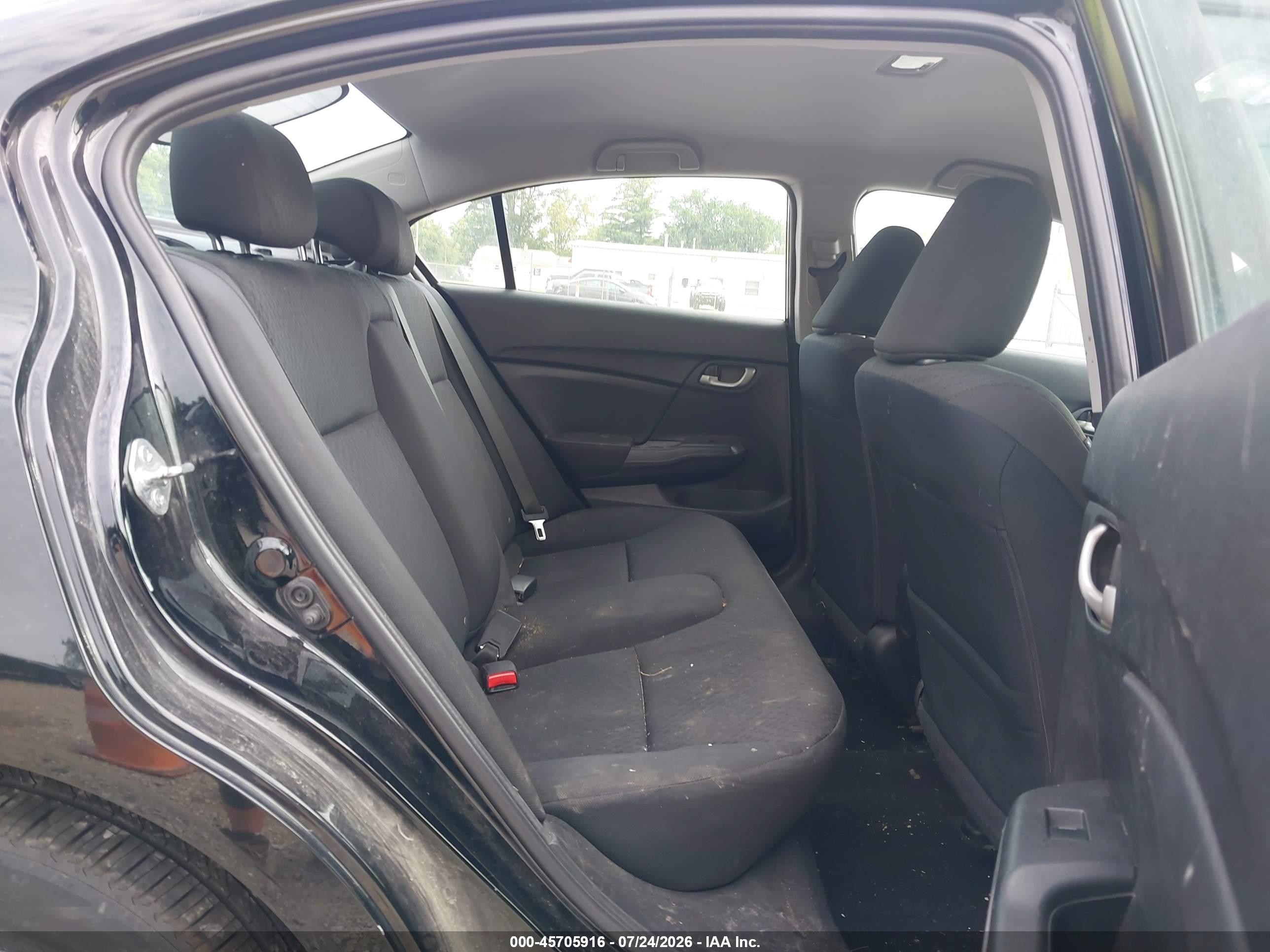 2015 Honda Civic Se Black vin: 19XFB2F74FE078169