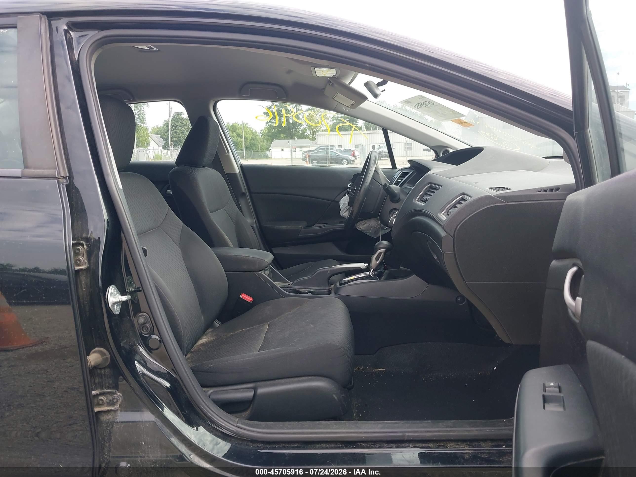2015 Honda Civic Se Black vin: 19XFB2F74FE078169