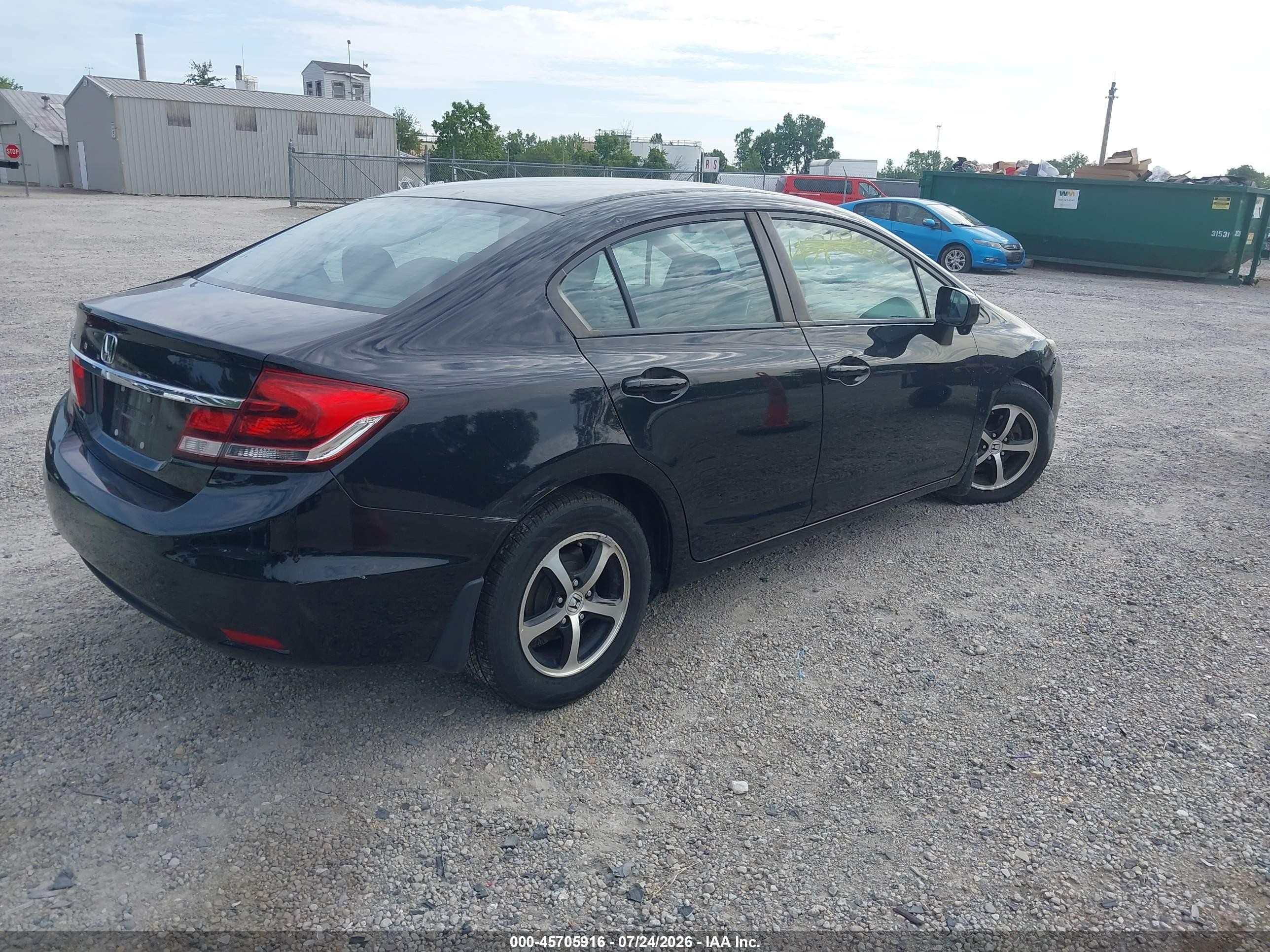 2015 Honda Civic Se Black vin: 19XFB2F74FE078169
