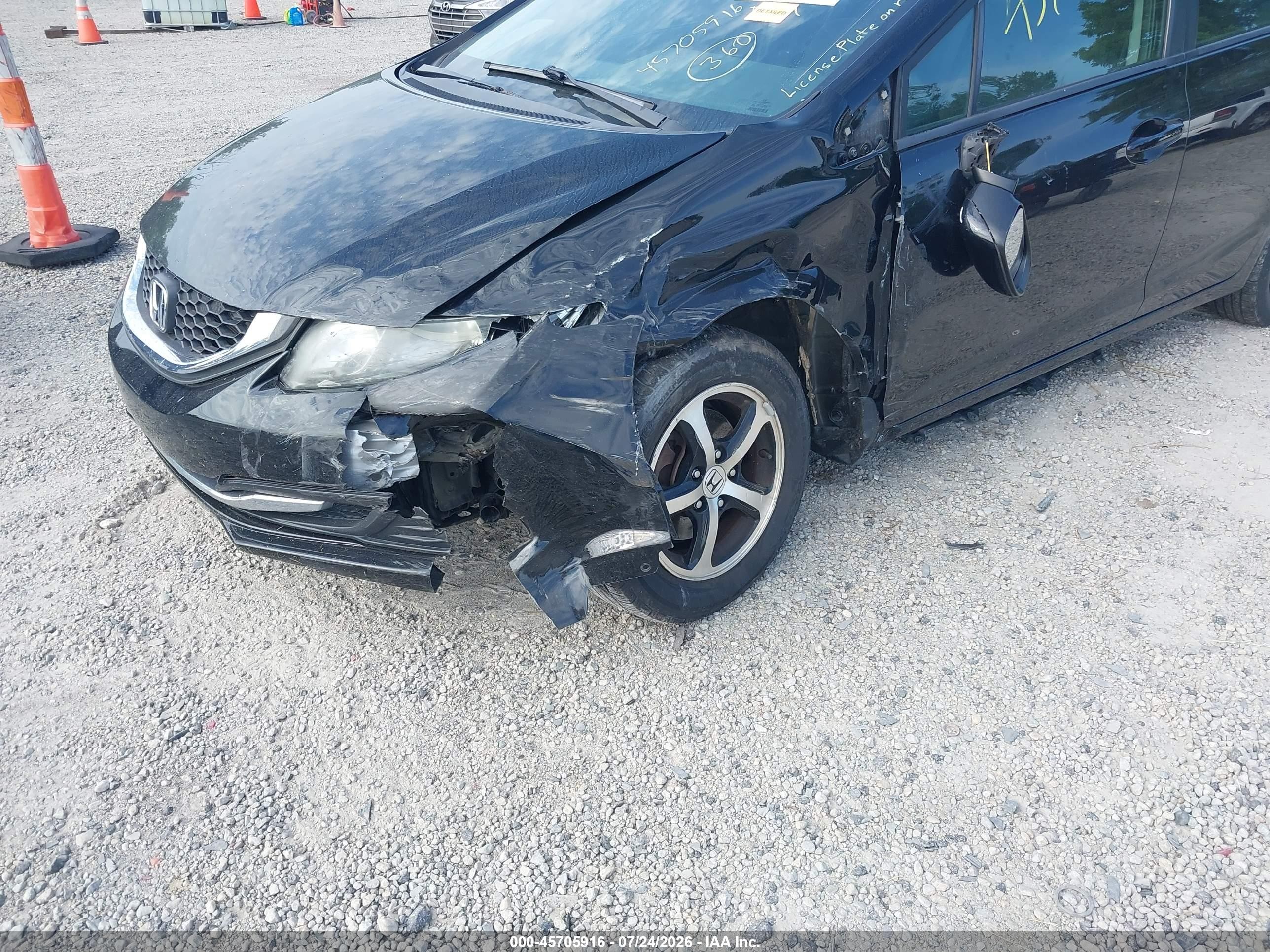 2015 Honda Civic Se Black vin: 19XFB2F74FE078169