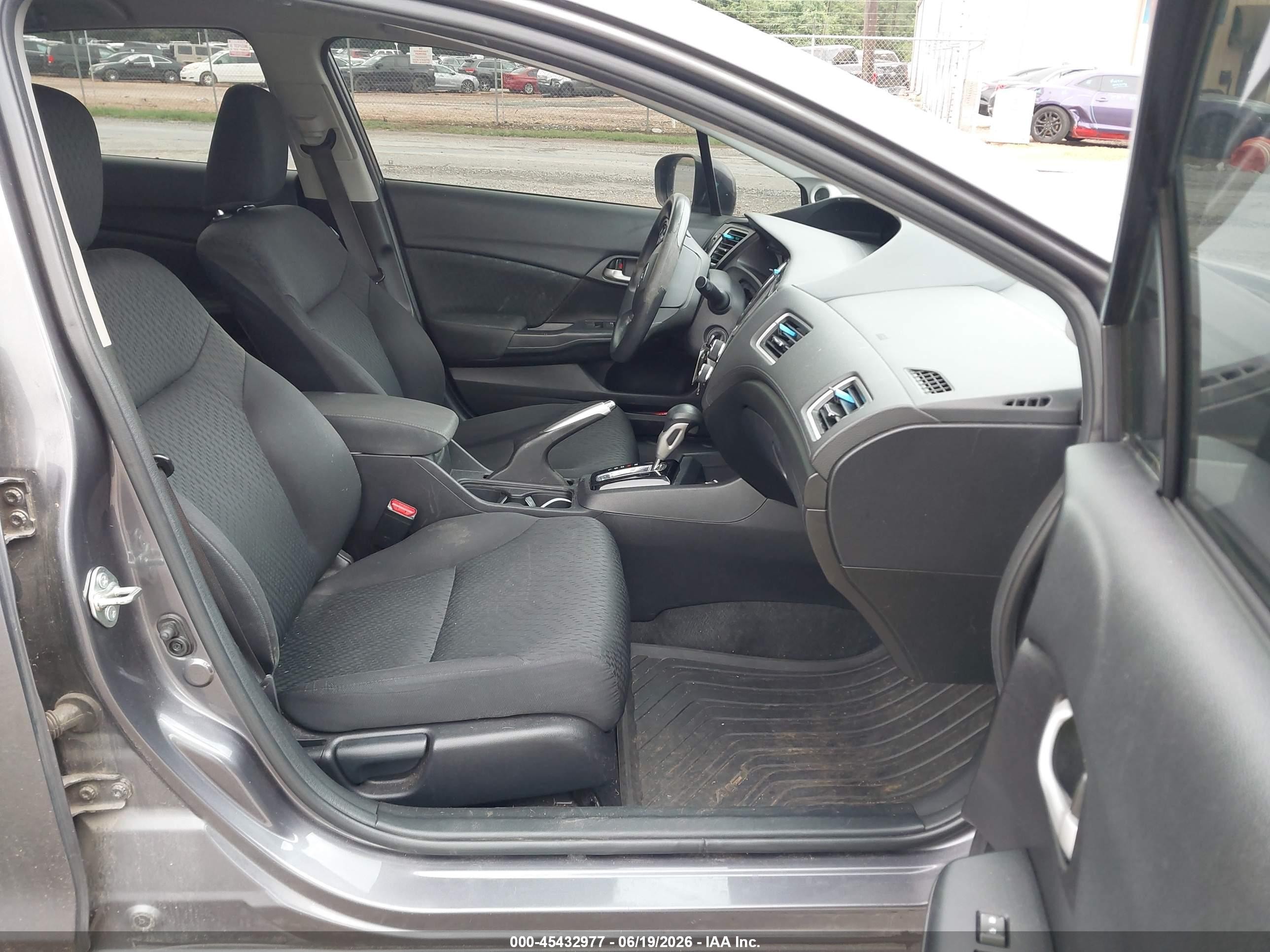 2015 Honda Civic Se Gray vin: 19XFB2F74FE119691