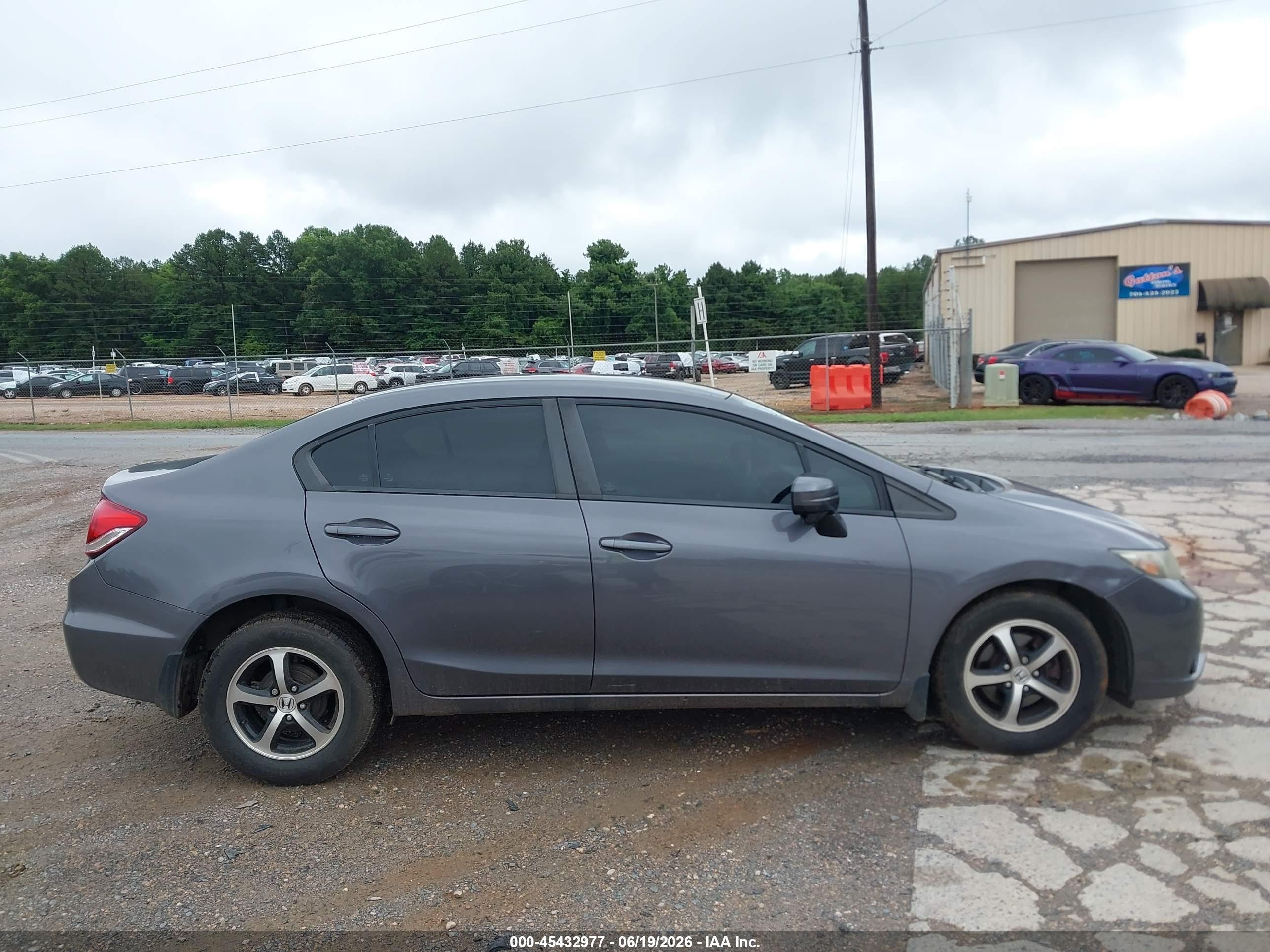 2015 Honda Civic Se Gray vin: 19XFB2F74FE119691