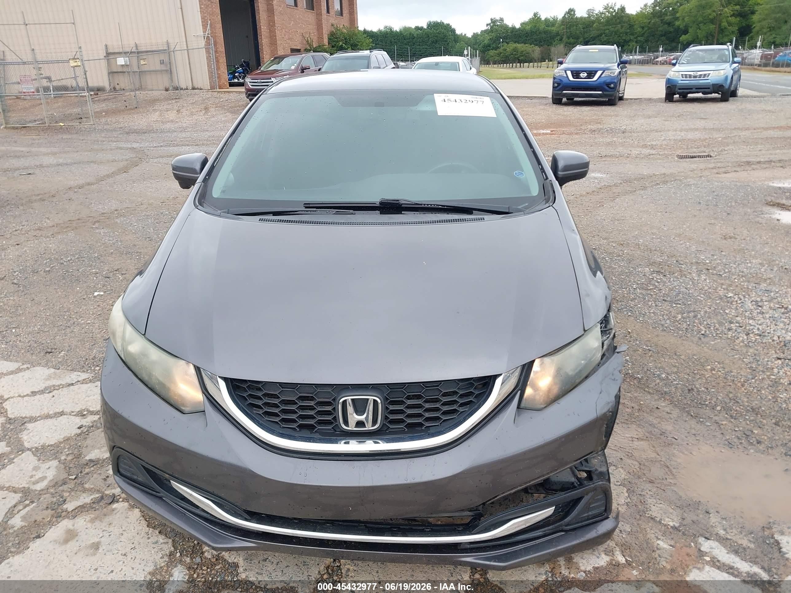 2015 Honda Civic Se Gray vin: 19XFB2F74FE119691