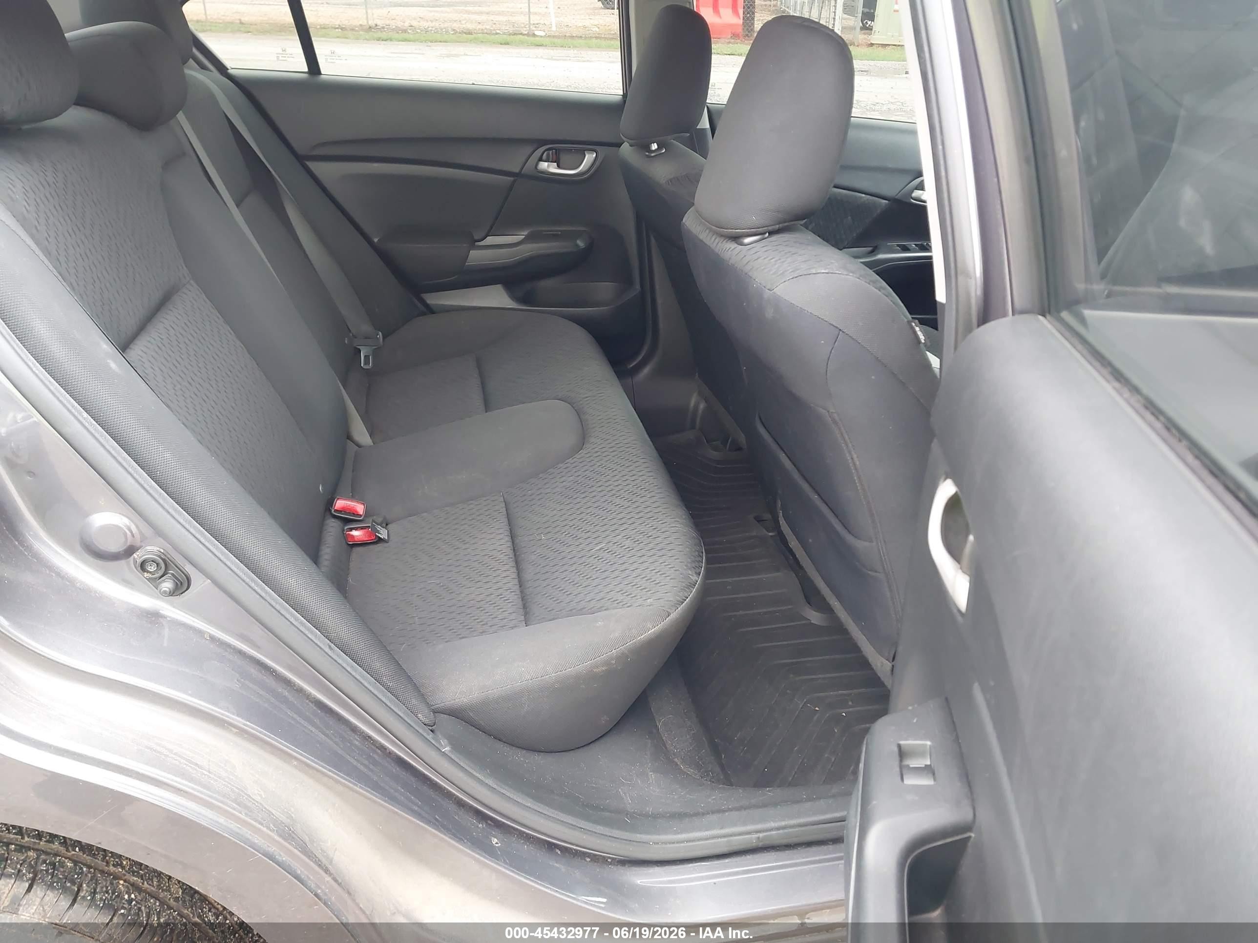 2015 Honda Civic Se Gray vin: 19XFB2F74FE119691
