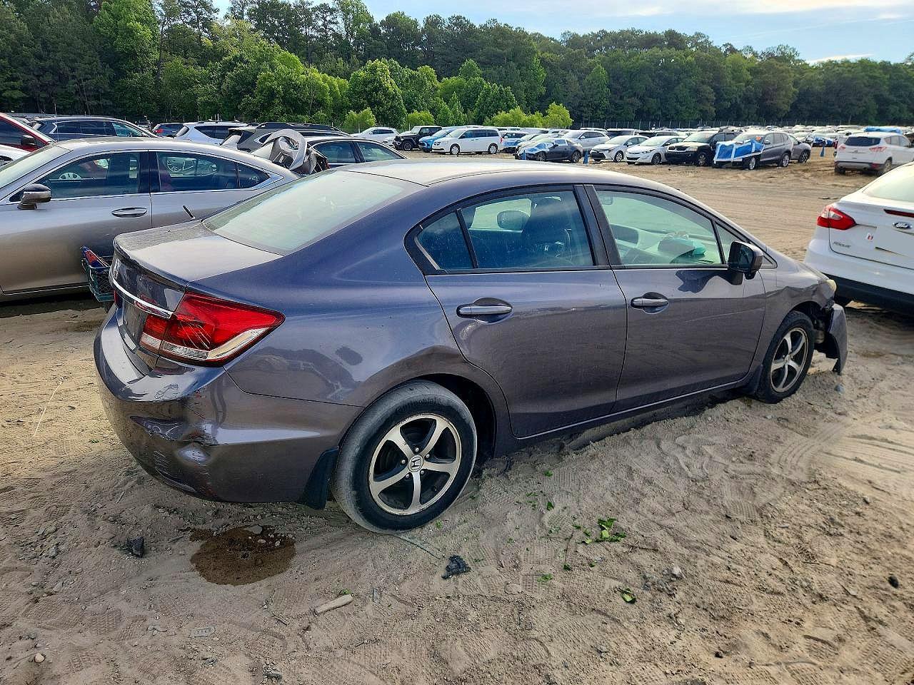 2015 Honda Civic Se Gray vin: 19XFB2F74FE212310