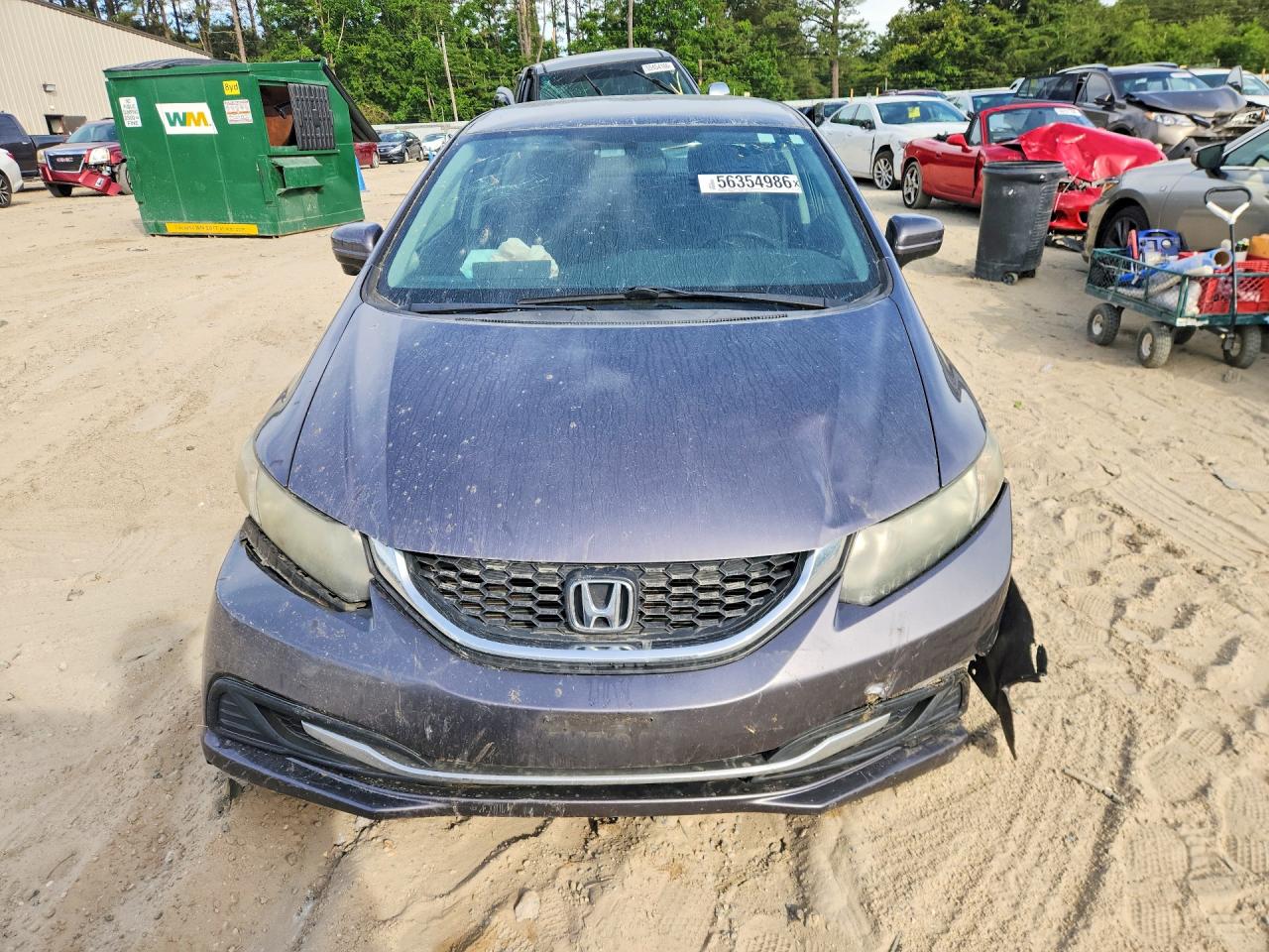 2015 Honda Civic Se Gray vin: 19XFB2F74FE212310