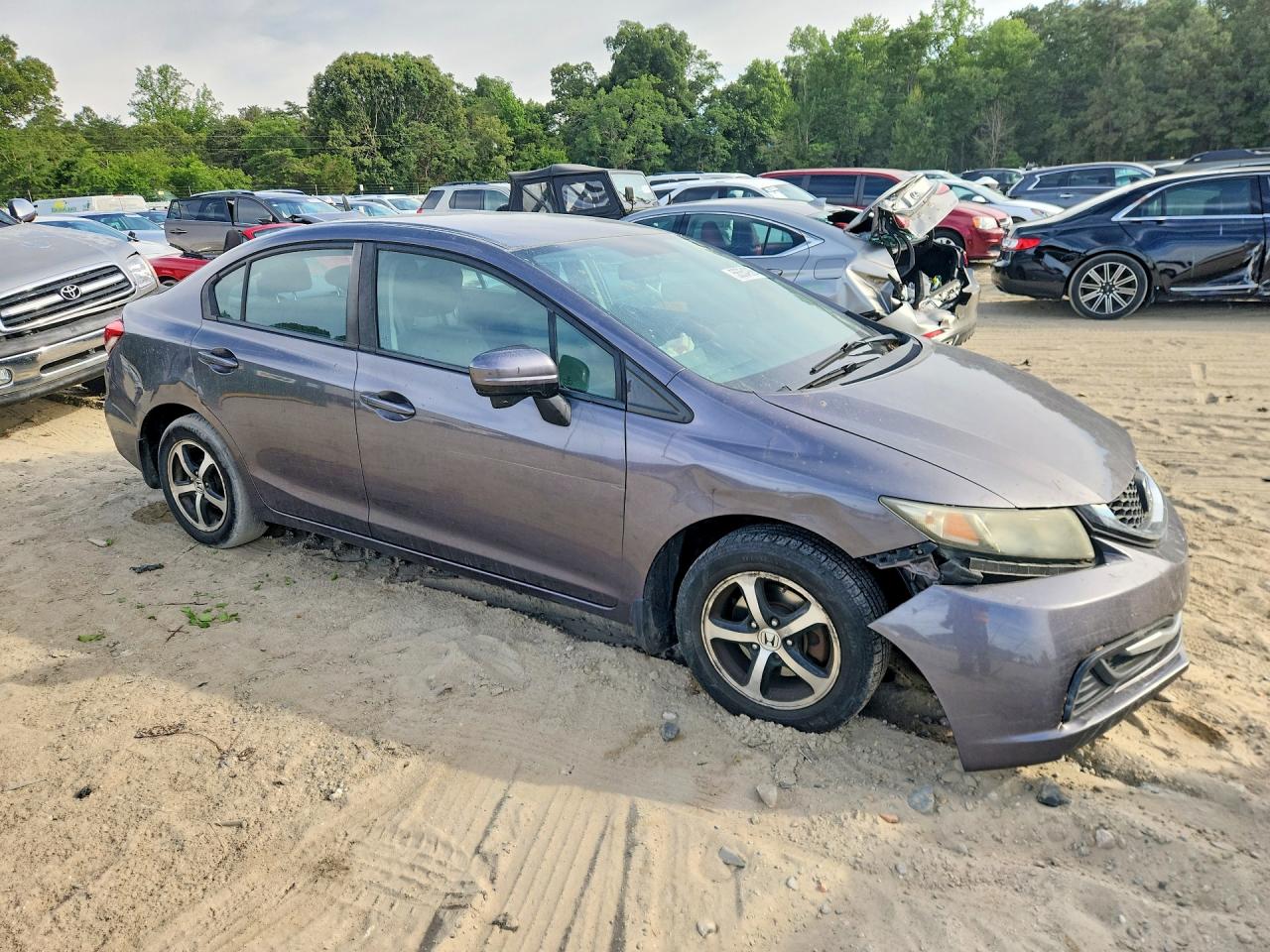 2015 Honda Civic Se Gray vin: 19XFB2F74FE212310