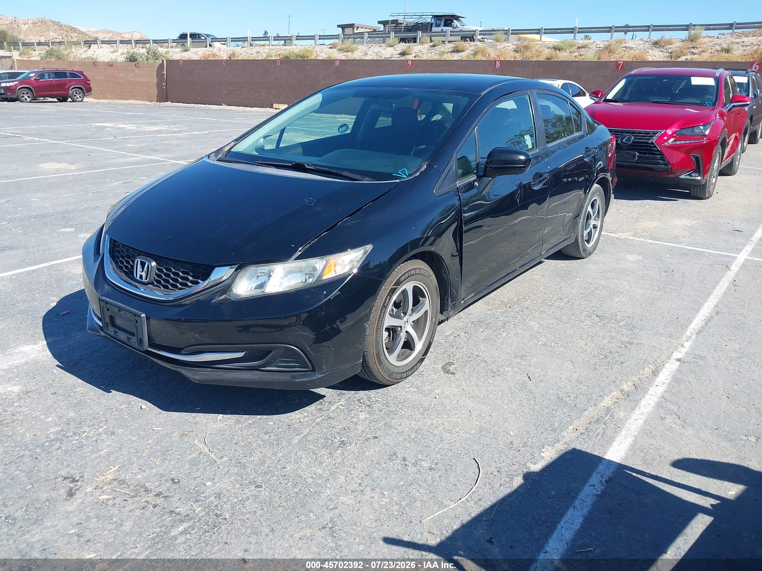 2015 Honda Civic Se Black vin: 19XFB2F74FE262009