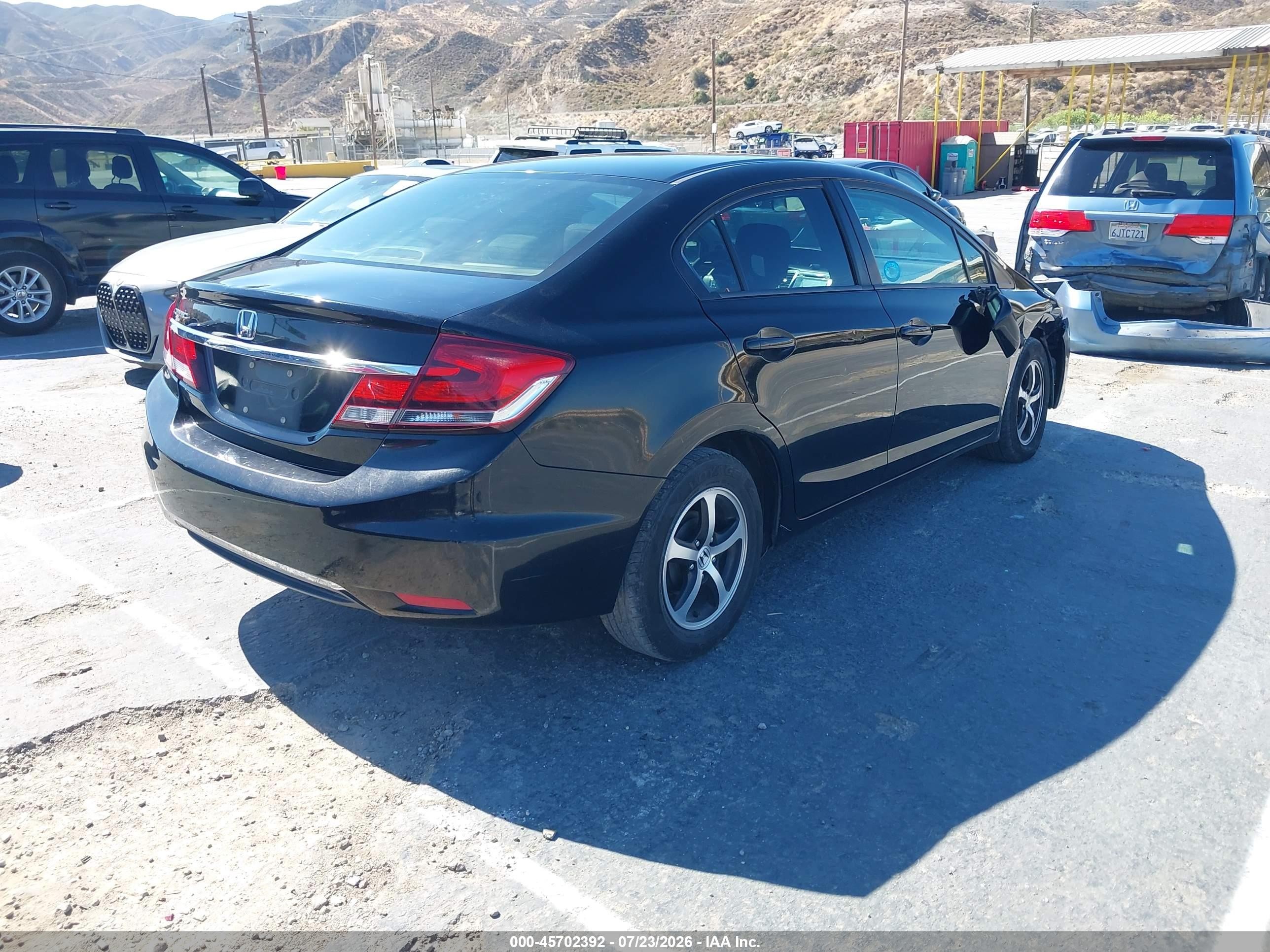 2015 Honda Civic Se Black vin: 19XFB2F74FE262009