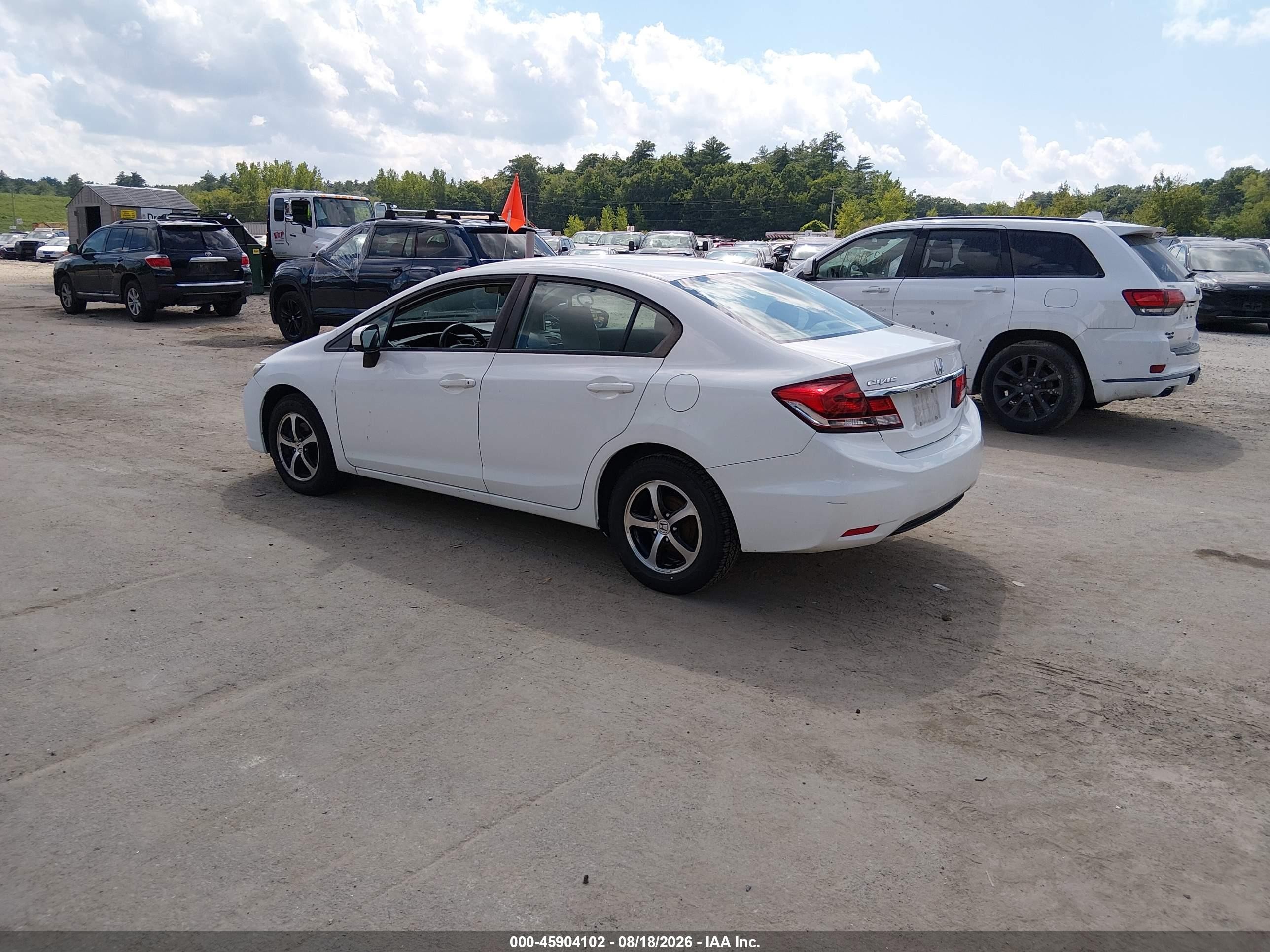 2015 Honda Civic Se White vin: 19XFB2F74FE275035