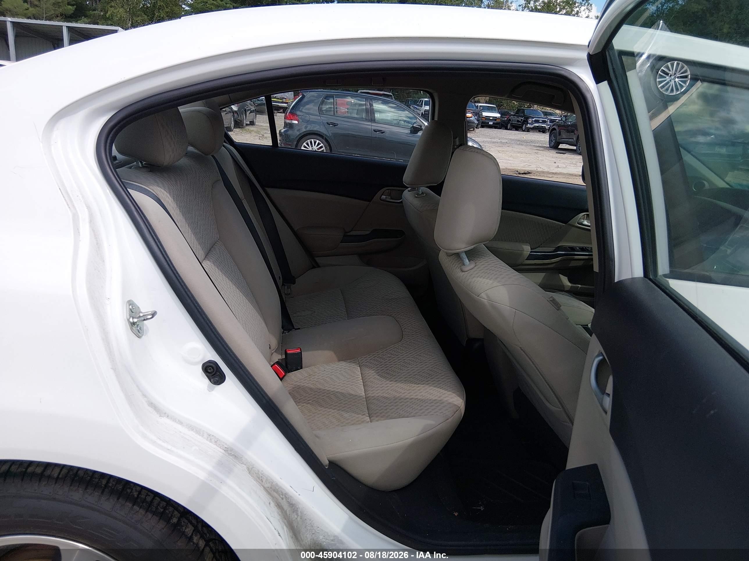 2015 Honda Civic Se White vin: 19XFB2F74FE275035