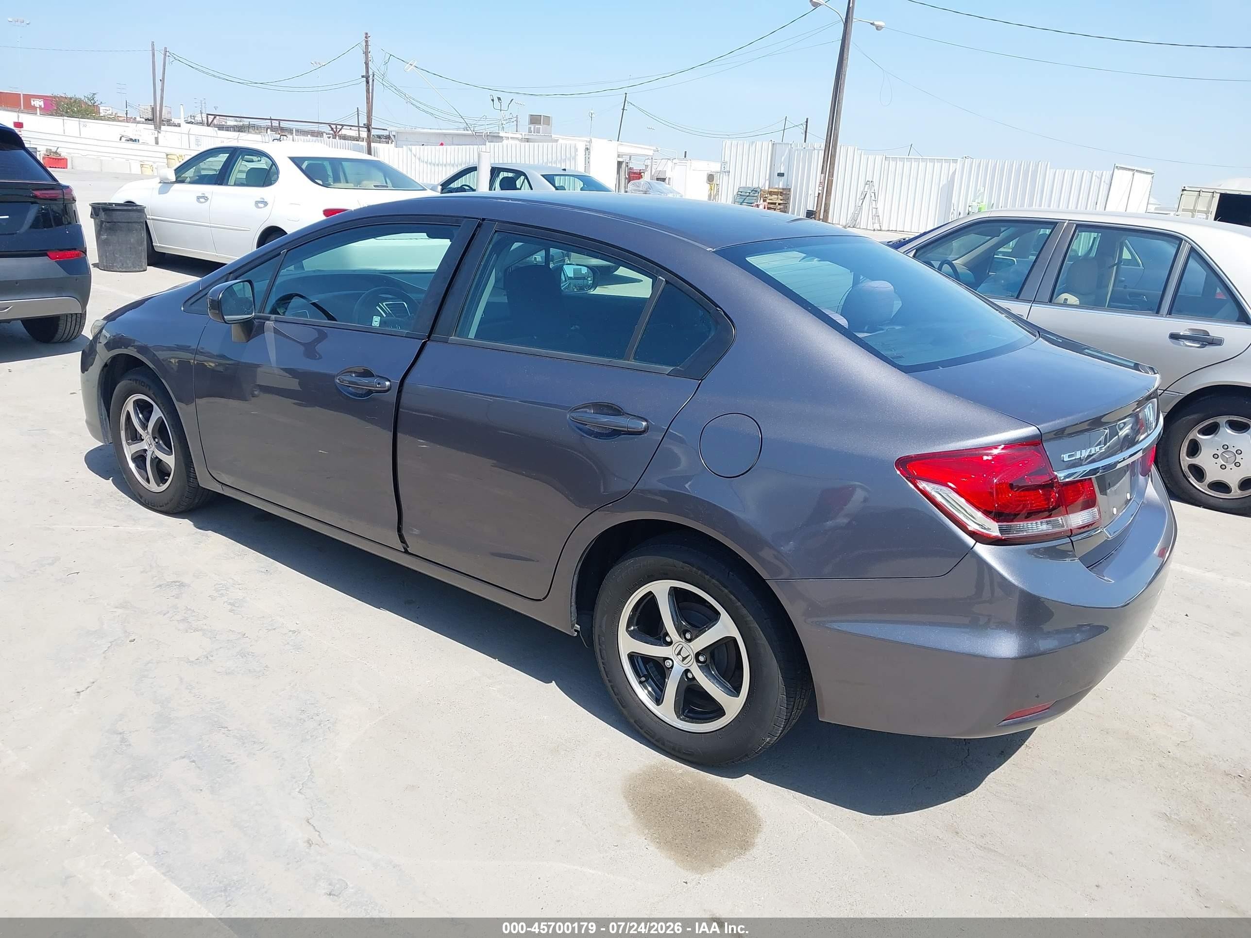 2015 Honda Civic Se Gray vin: 19XFB2F74FE299058
