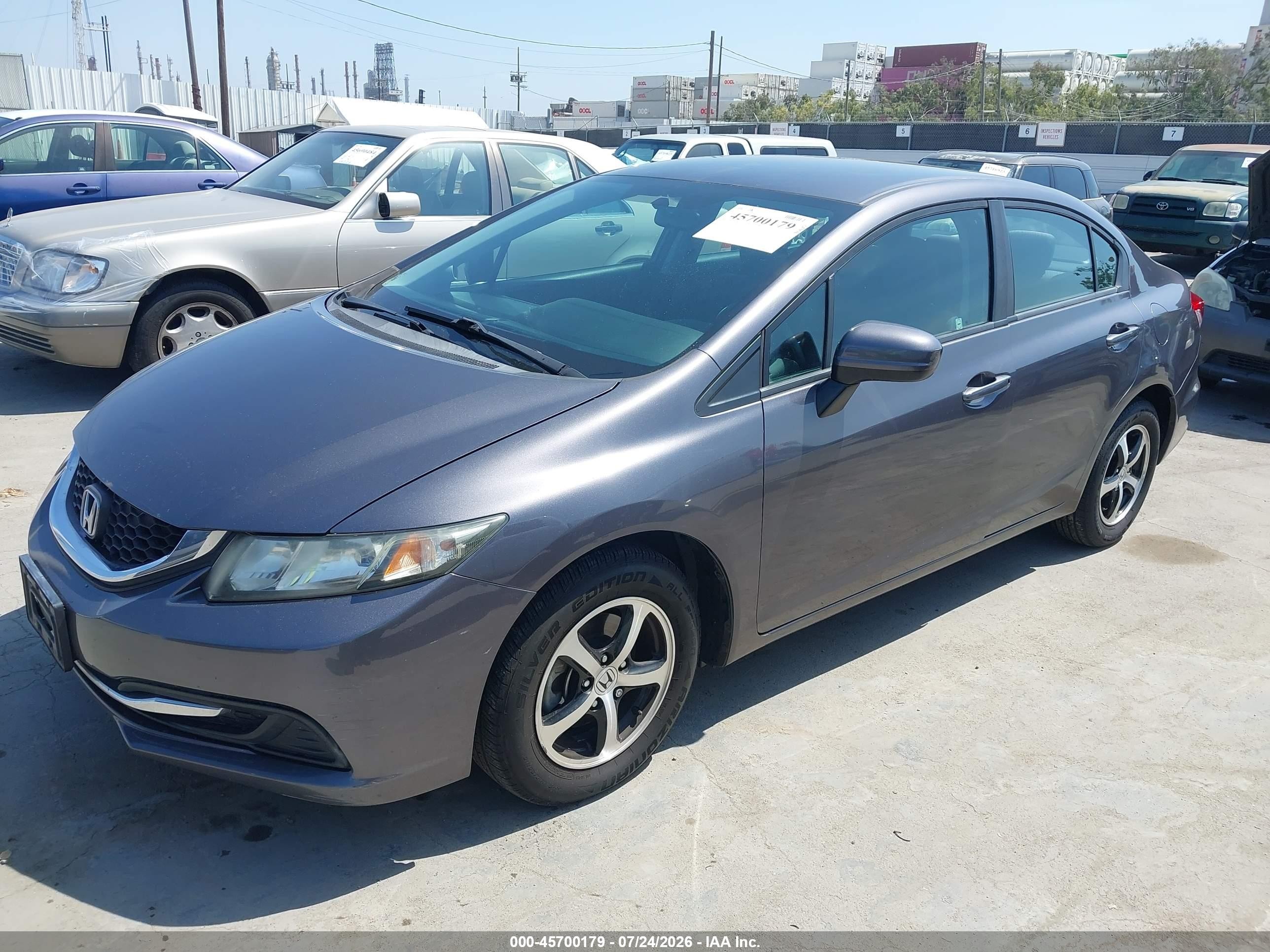 2015 Honda Civic Se Gray vin: 19XFB2F74FE299058