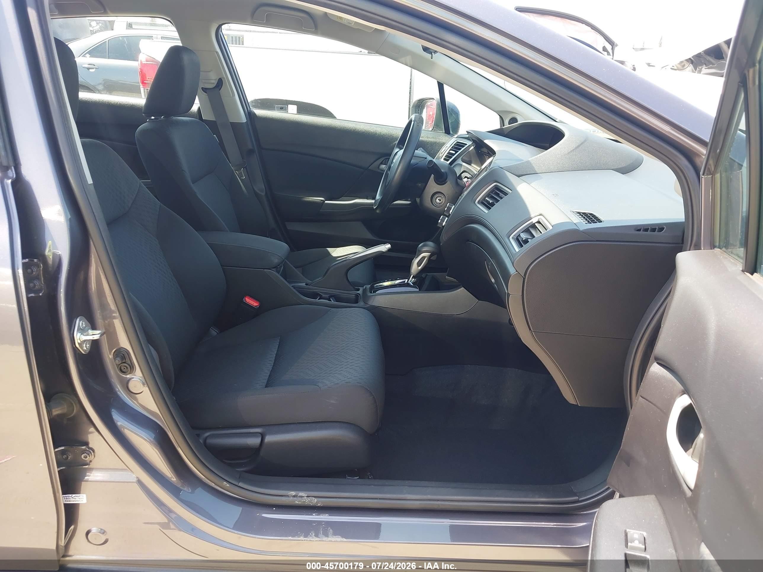 2015 Honda Civic Se Gray vin: 19XFB2F74FE299058