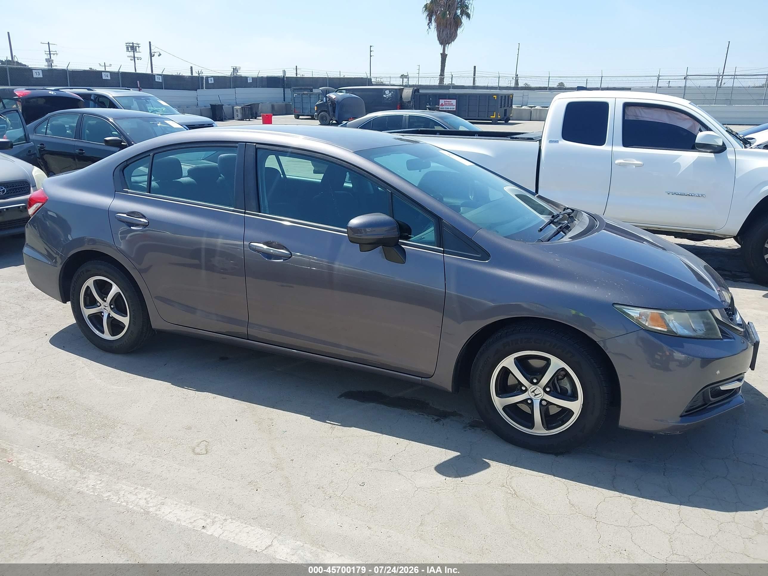 2015 Honda Civic Se Gray vin: 19XFB2F74FE299058