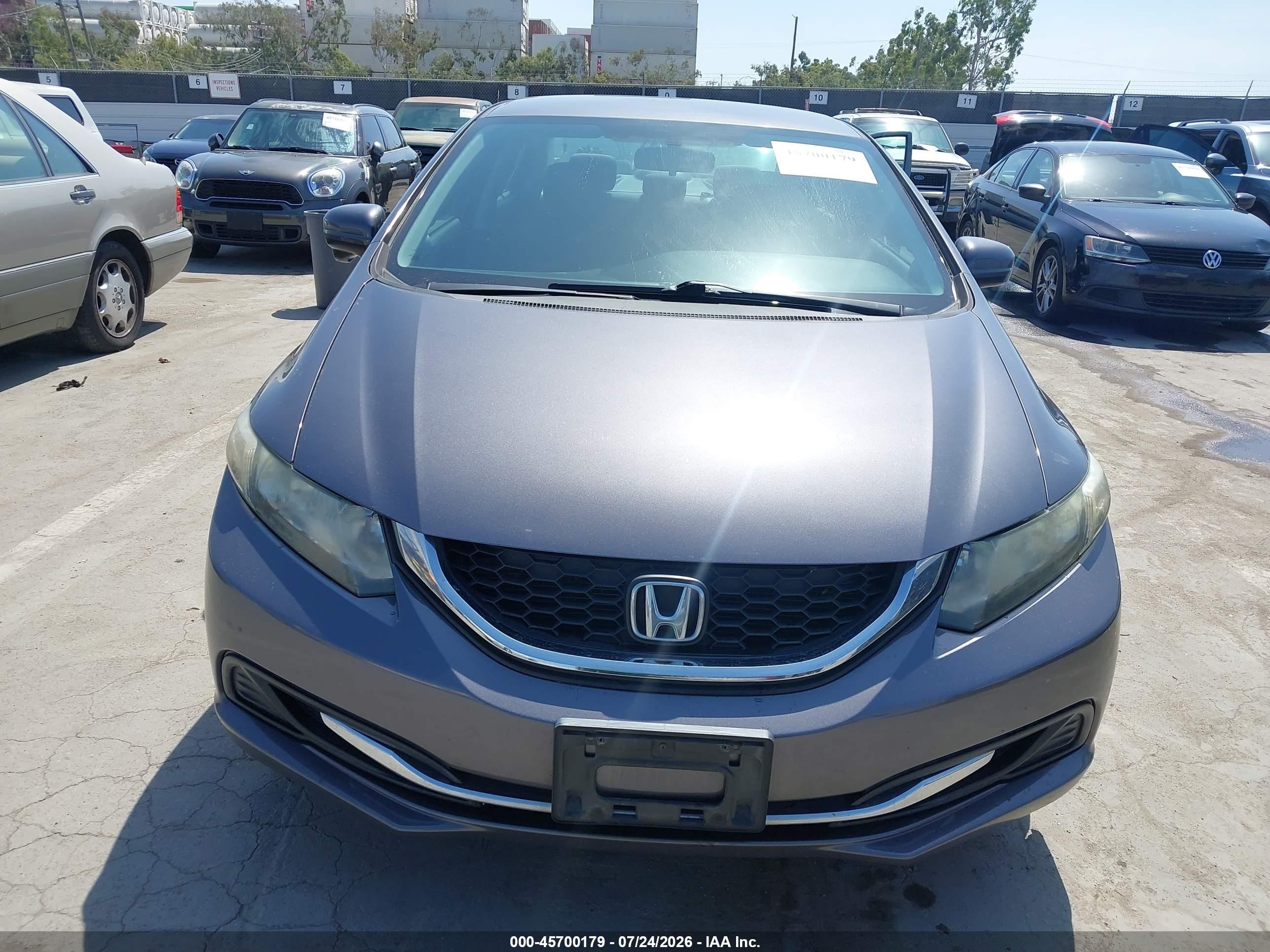 2015 Honda Civic Se Gray vin: 19XFB2F74FE299058