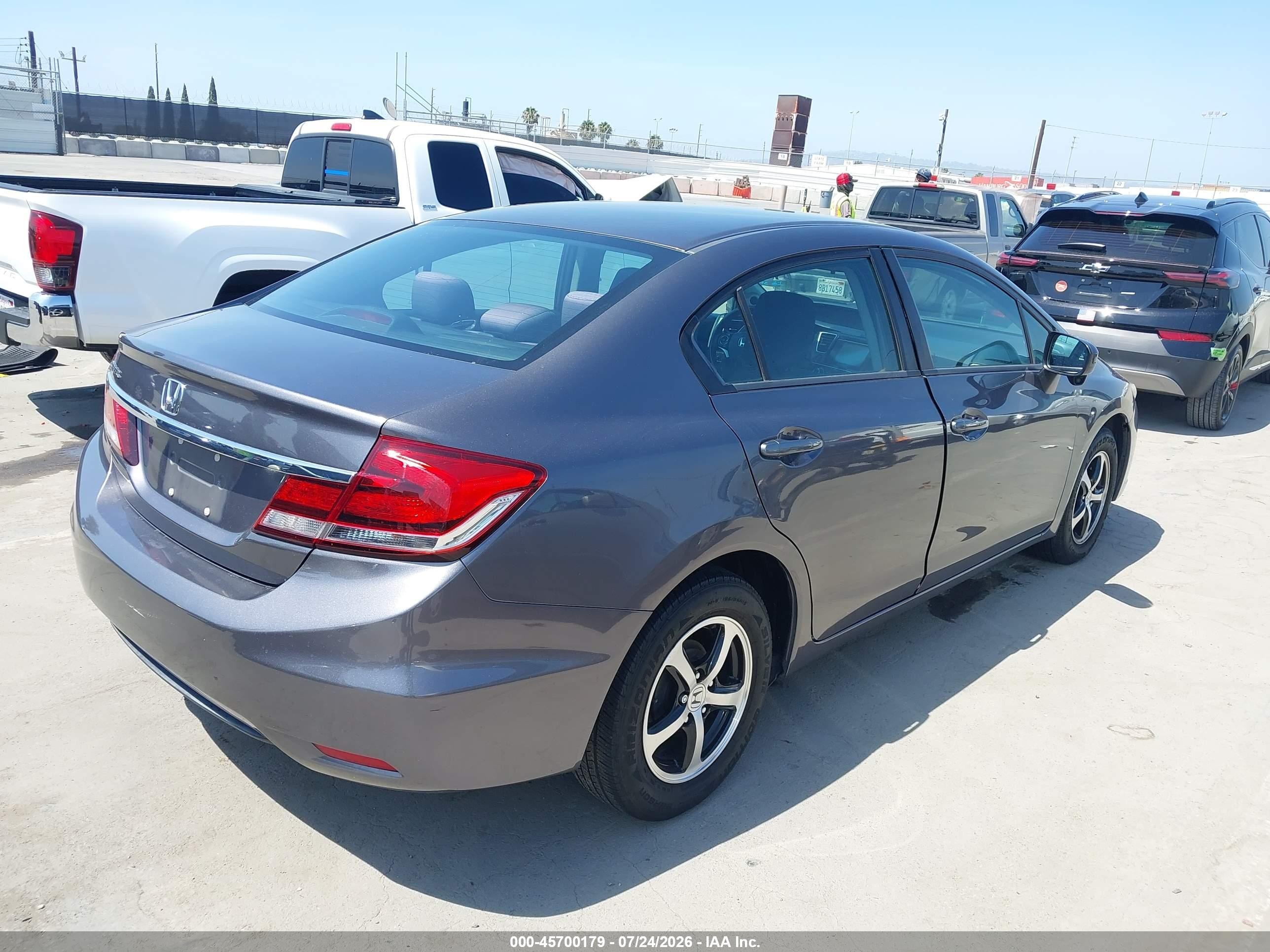 2015 Honda Civic Se Gray vin: 19XFB2F74FE299058