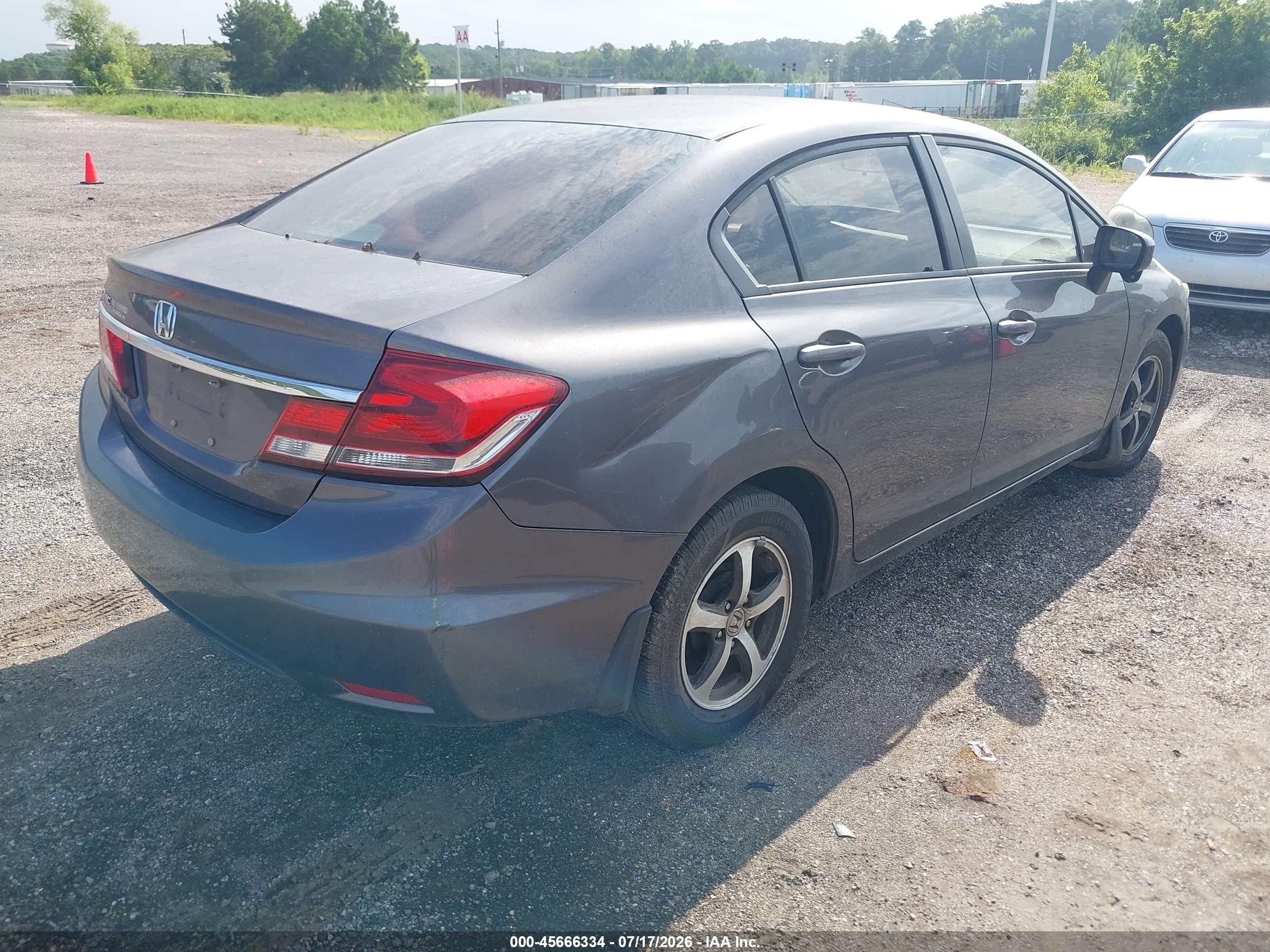 2015 Honda Civic Se Серый vin: 19XFB2F75FE027232