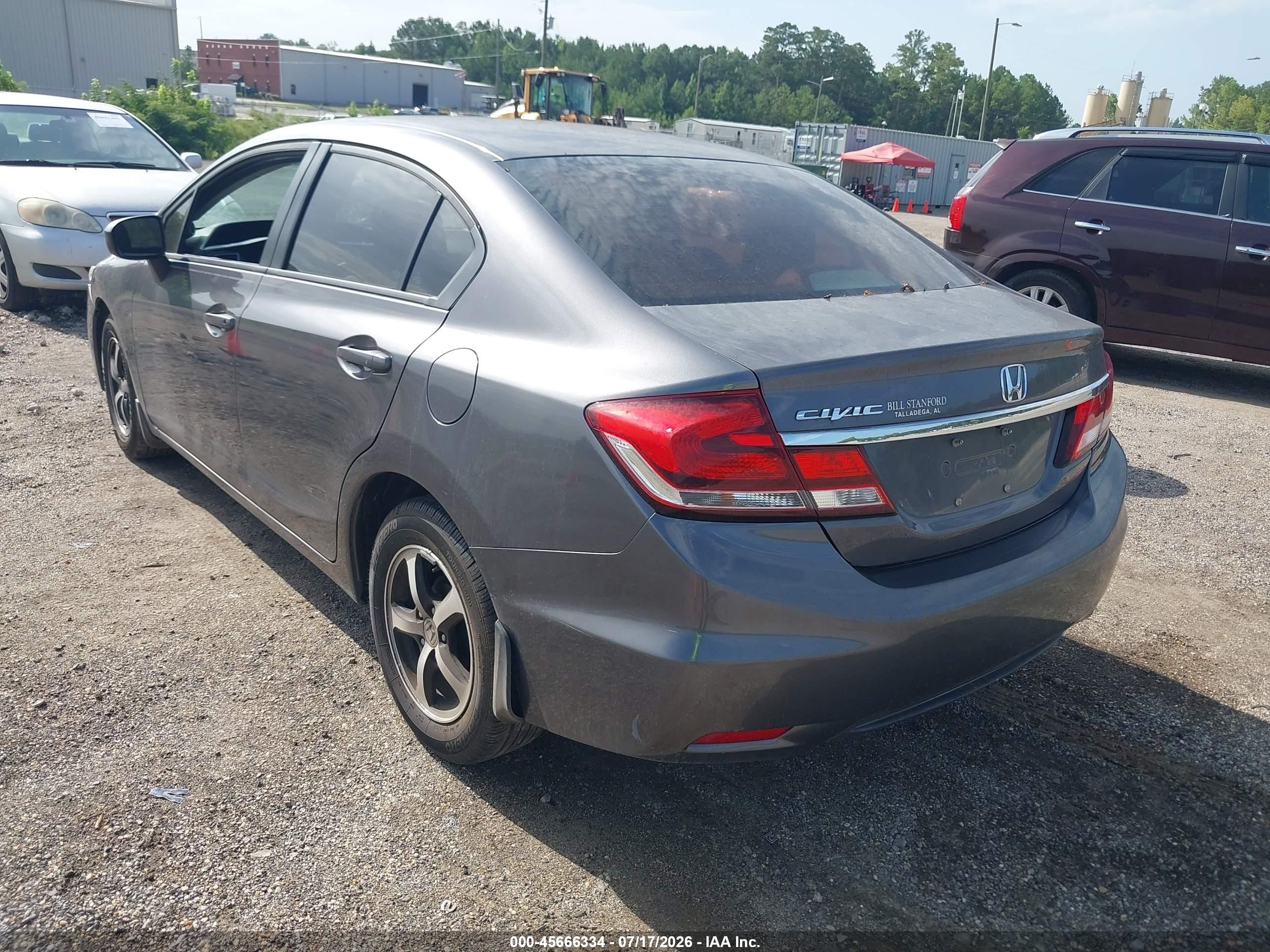 2015 Honda Civic Se Серый vin: 19XFB2F75FE027232