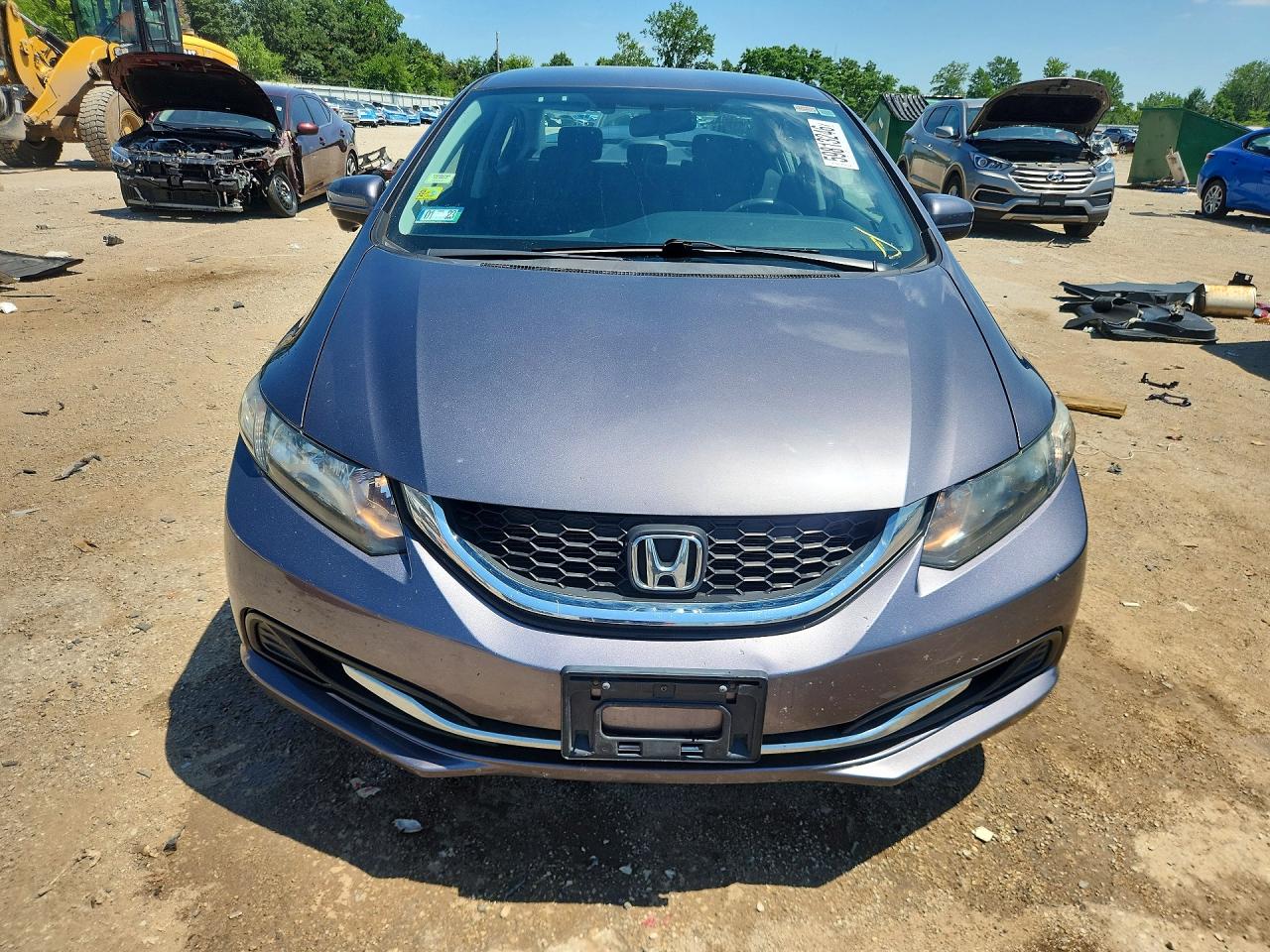2015 Honda Civic Se Серый vin: 19XFB2F75FE047142