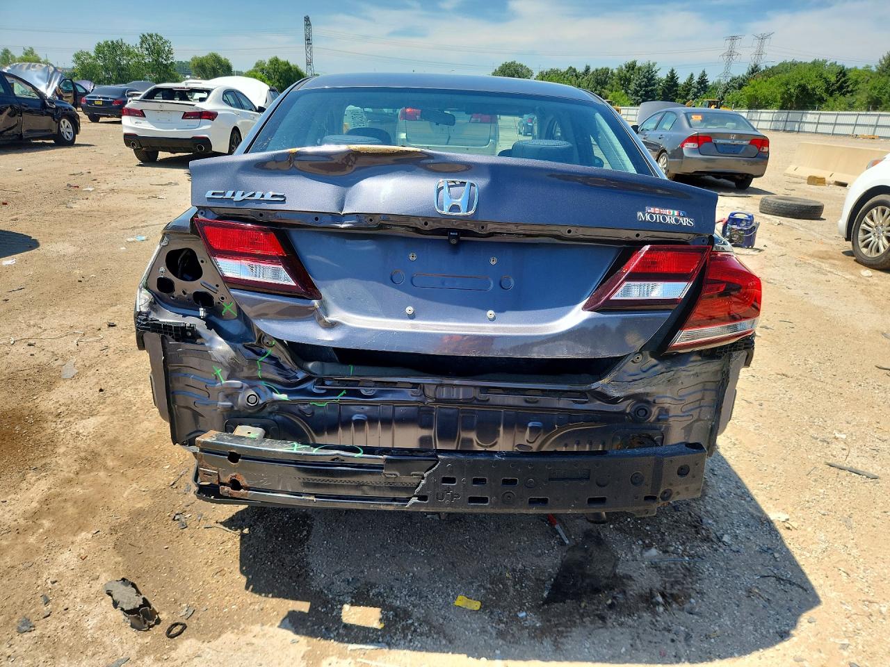 2015 Honda Civic Se Серый vin: 19XFB2F75FE047142