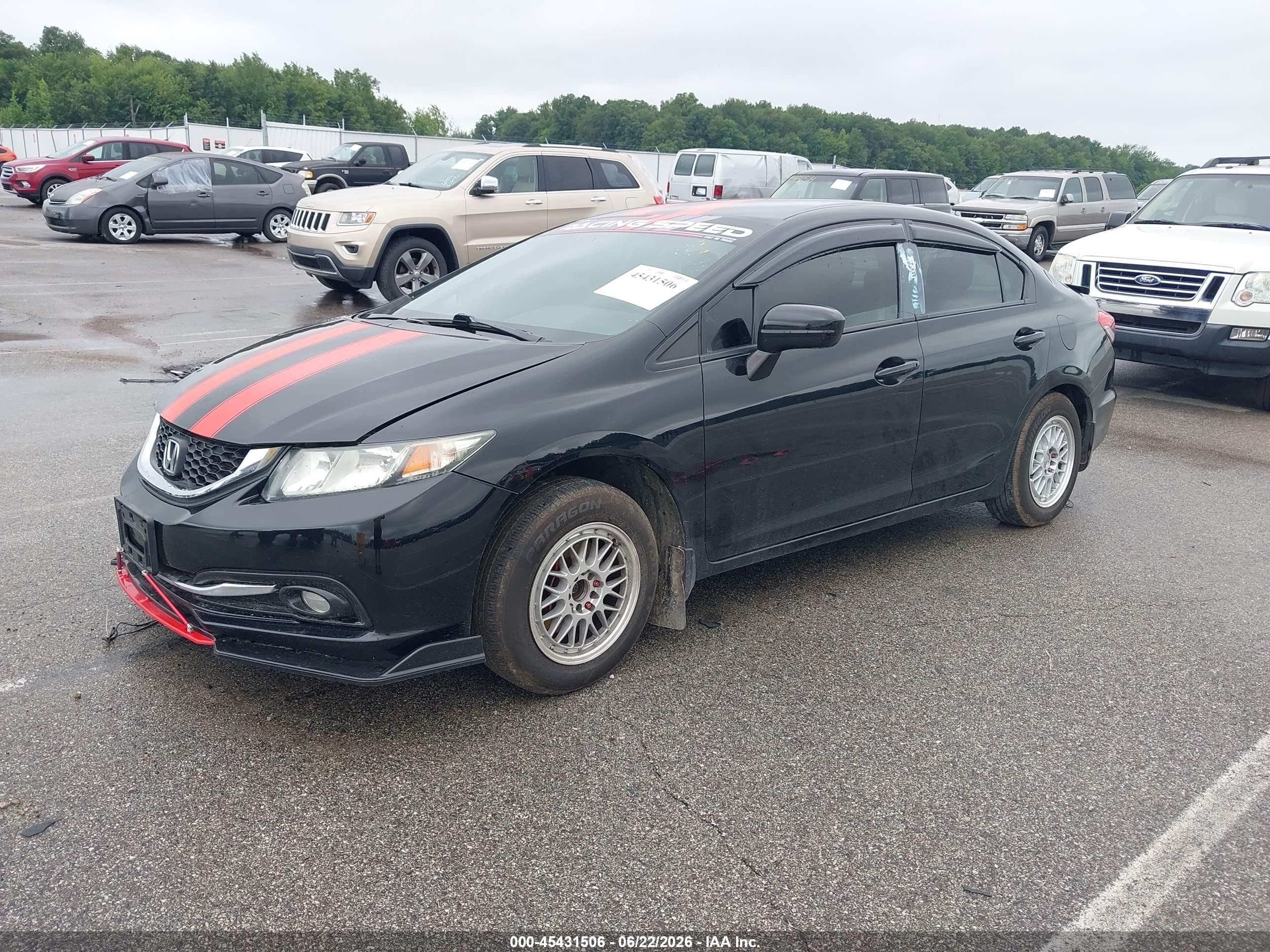 2015 Honda Civic Se Black vin: 19XFB2F75FE095045