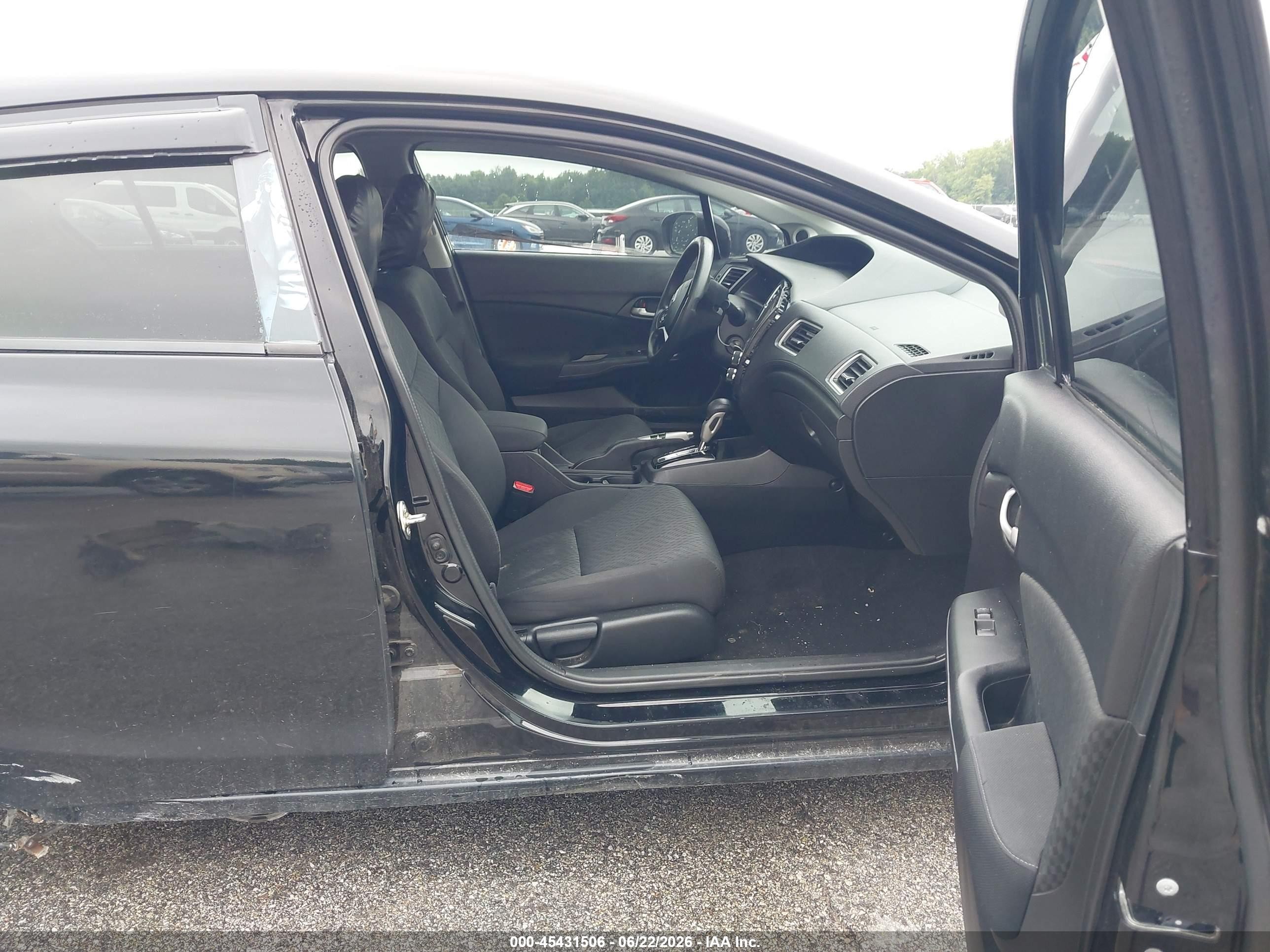 2015 Honda Civic Se Black vin: 19XFB2F75FE095045