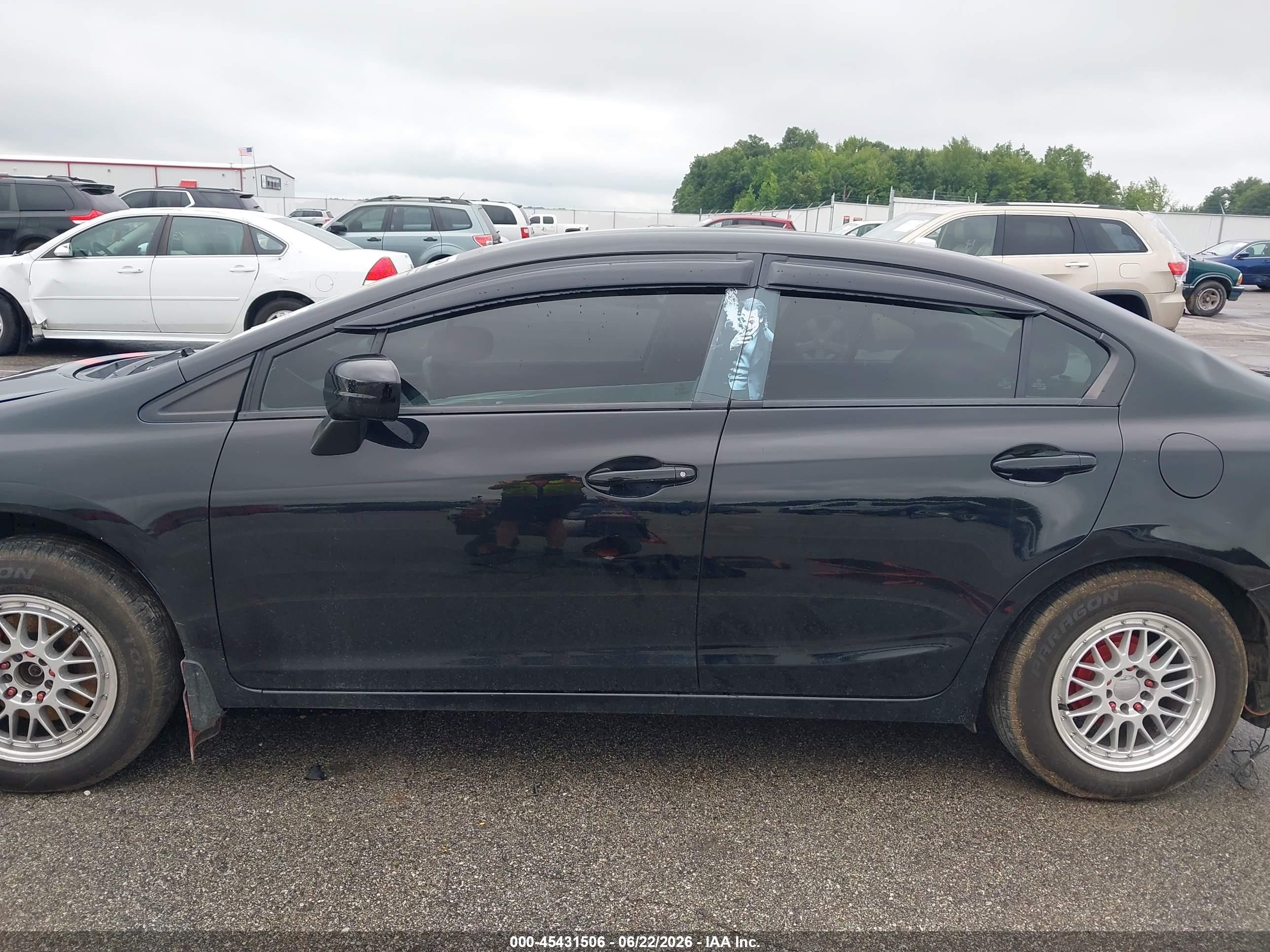 2015 Honda Civic Se Black vin: 19XFB2F75FE095045