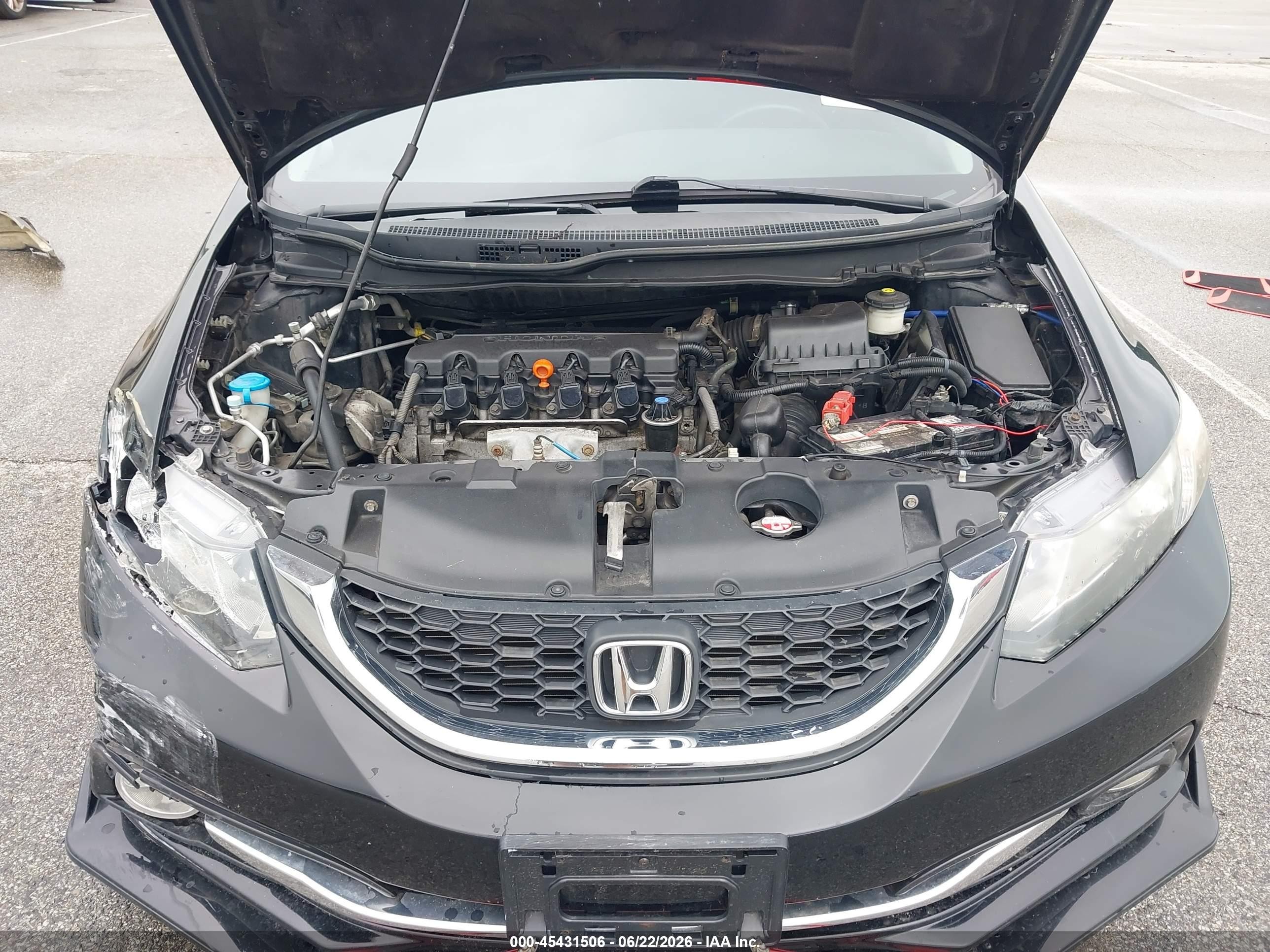 2015 Honda Civic Se Black vin: 19XFB2F75FE095045