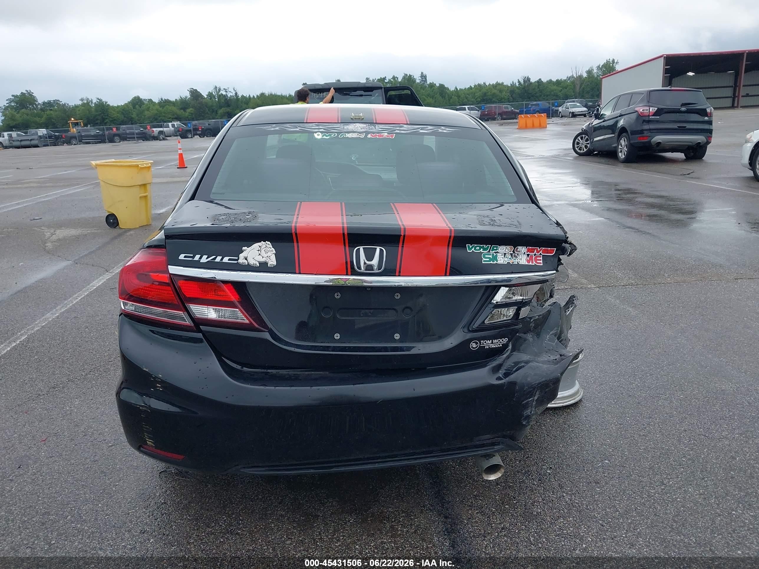 2015 Honda Civic Se Black vin: 19XFB2F75FE095045