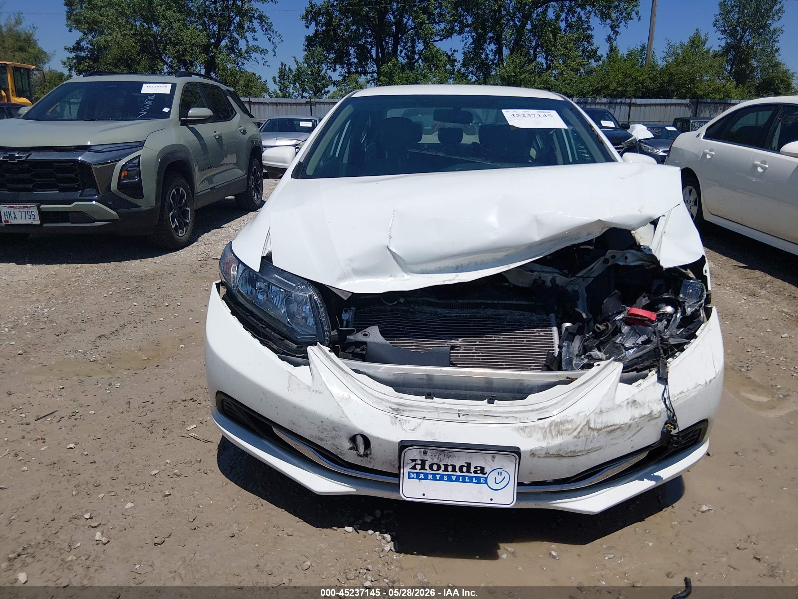 2015 Honda Civic Se White vin: 19XFB2F75FE109073