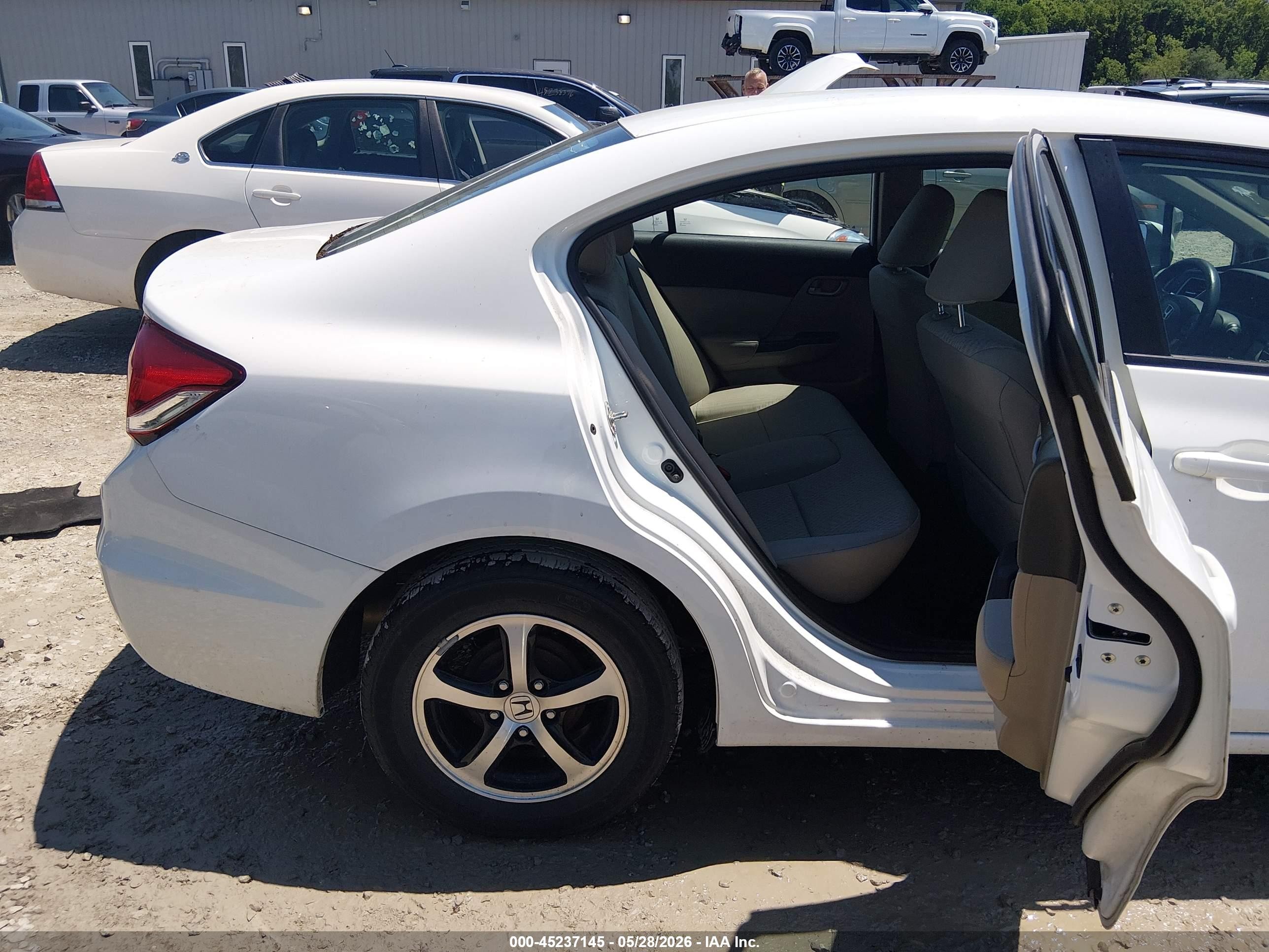 2015 Honda Civic Se White vin: 19XFB2F75FE109073