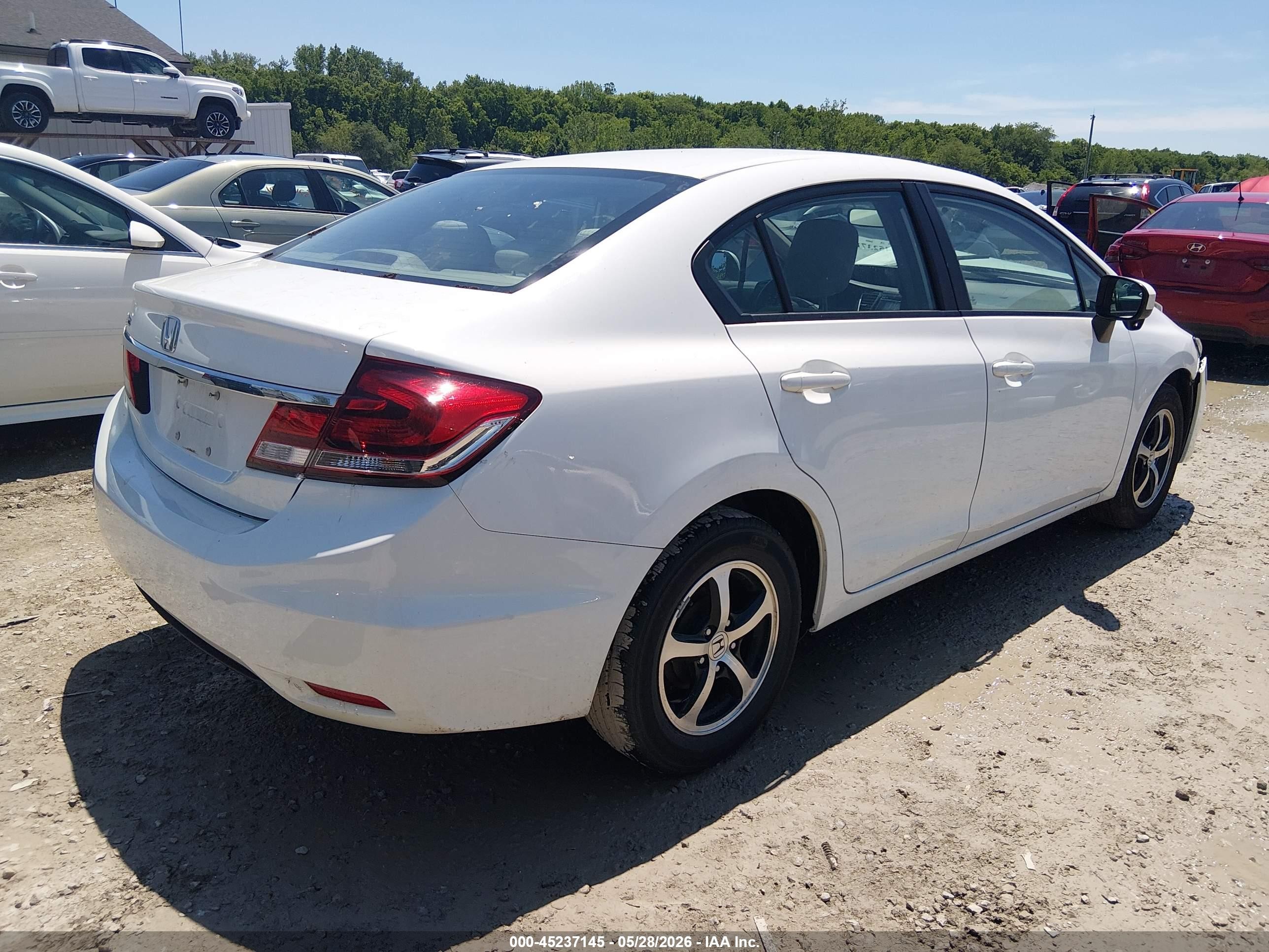 2015 Honda Civic Se White vin: 19XFB2F75FE109073