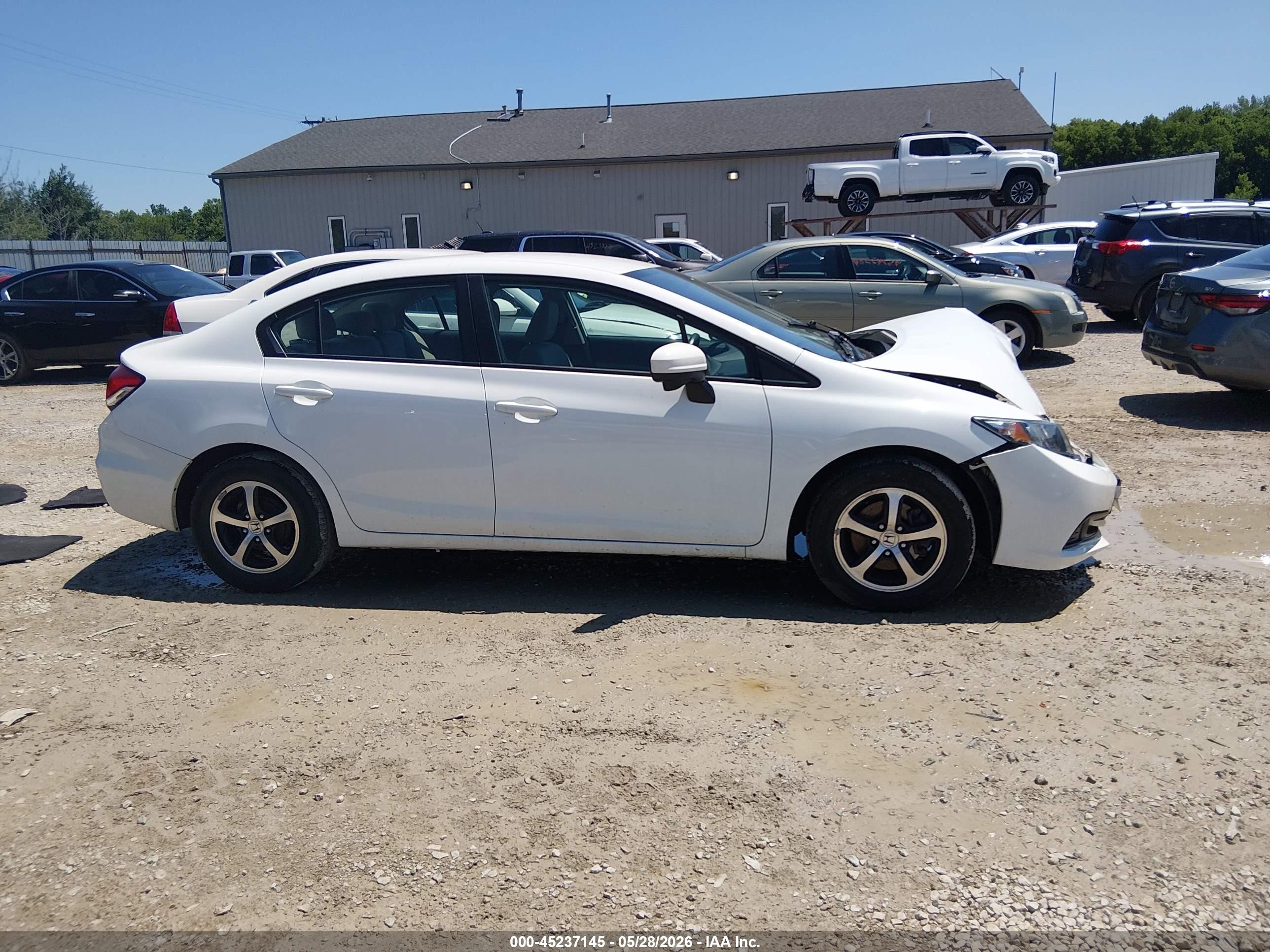 2015 Honda Civic Se White vin: 19XFB2F75FE109073