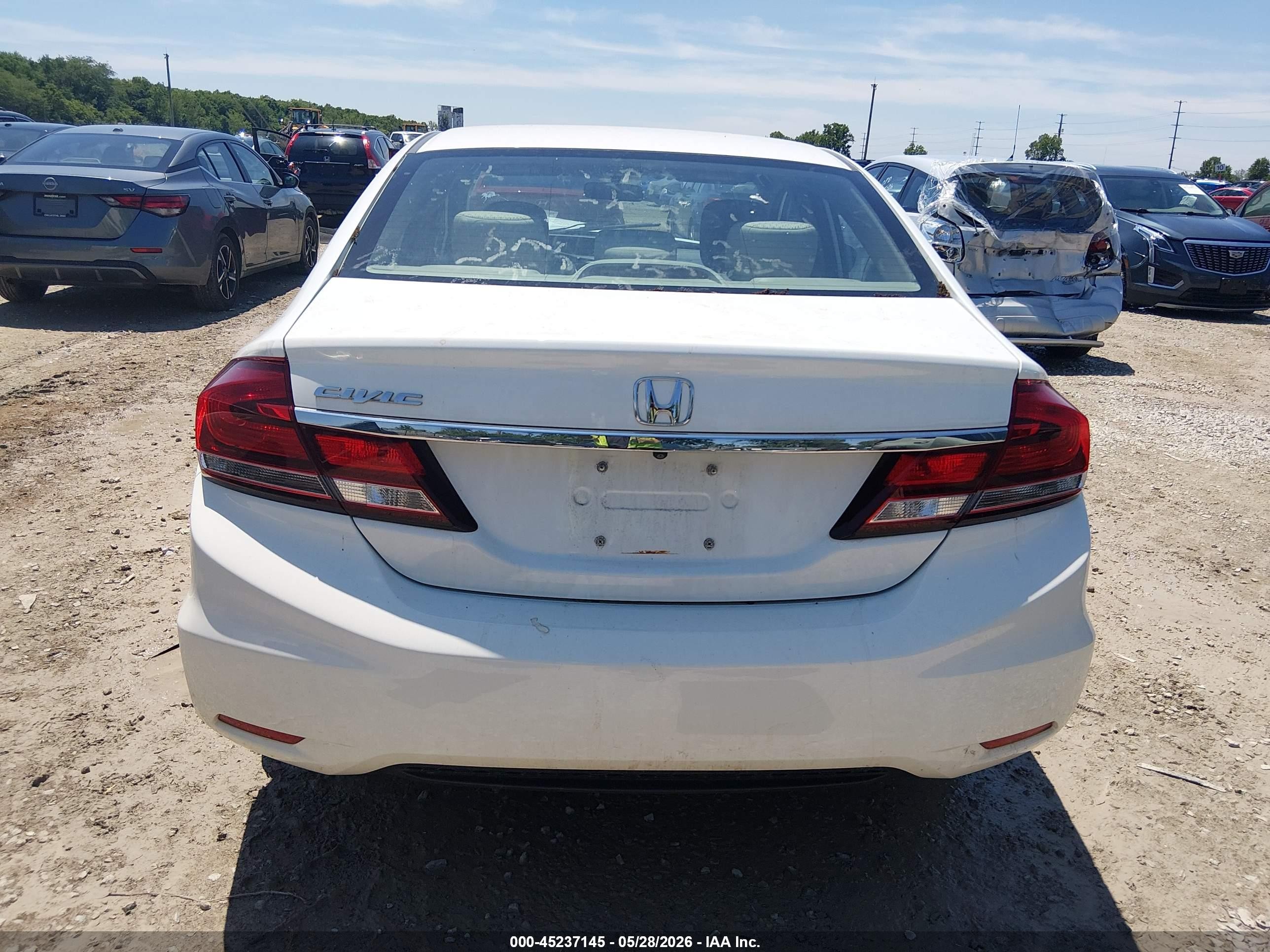 2015 Honda Civic Se White vin: 19XFB2F75FE109073